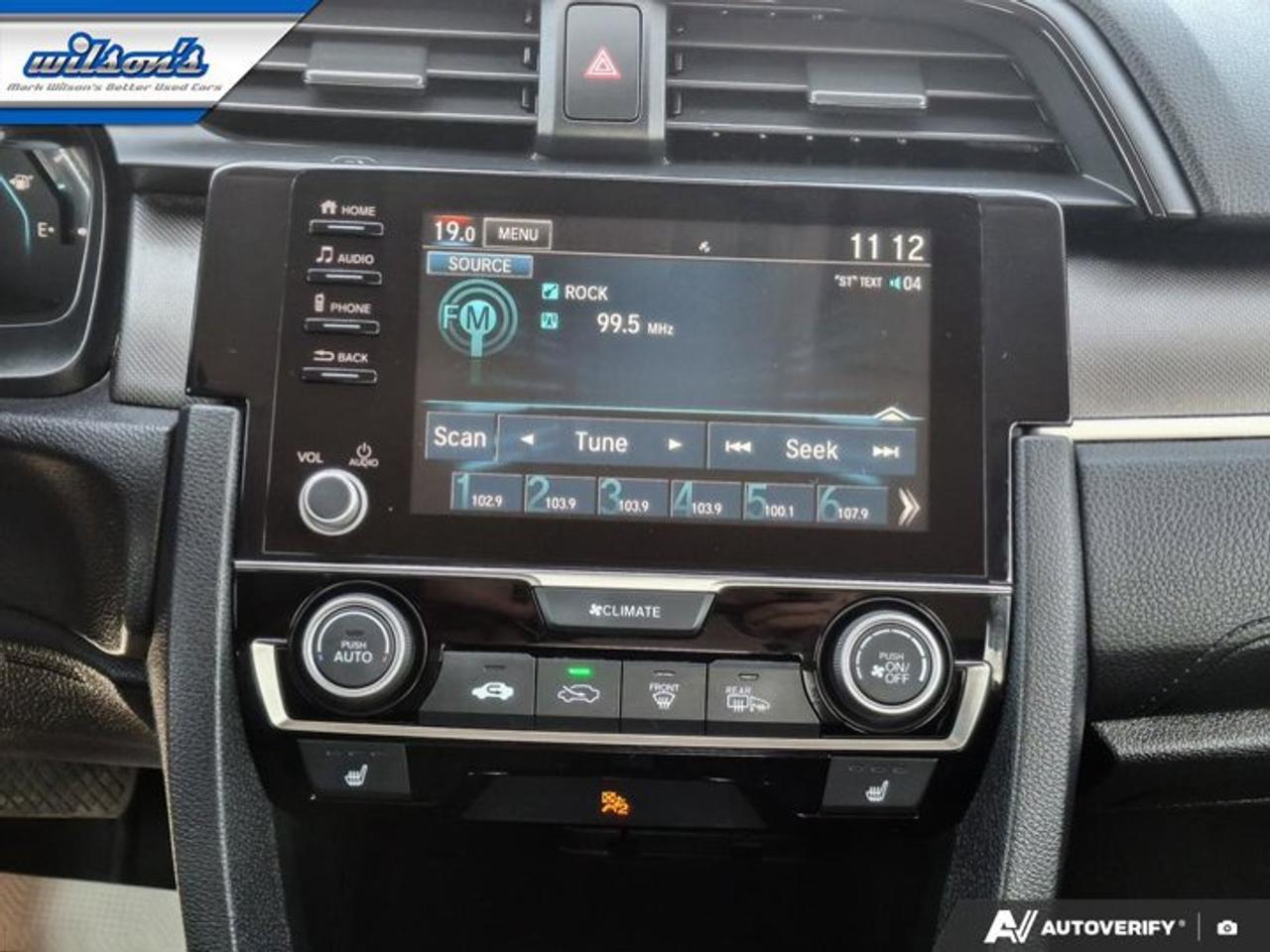 2021 Honda Civic Sedan LX | Adaptive Cruise | Heated Seats | CarPlay + Android | Rear Camera | and More ! Photo