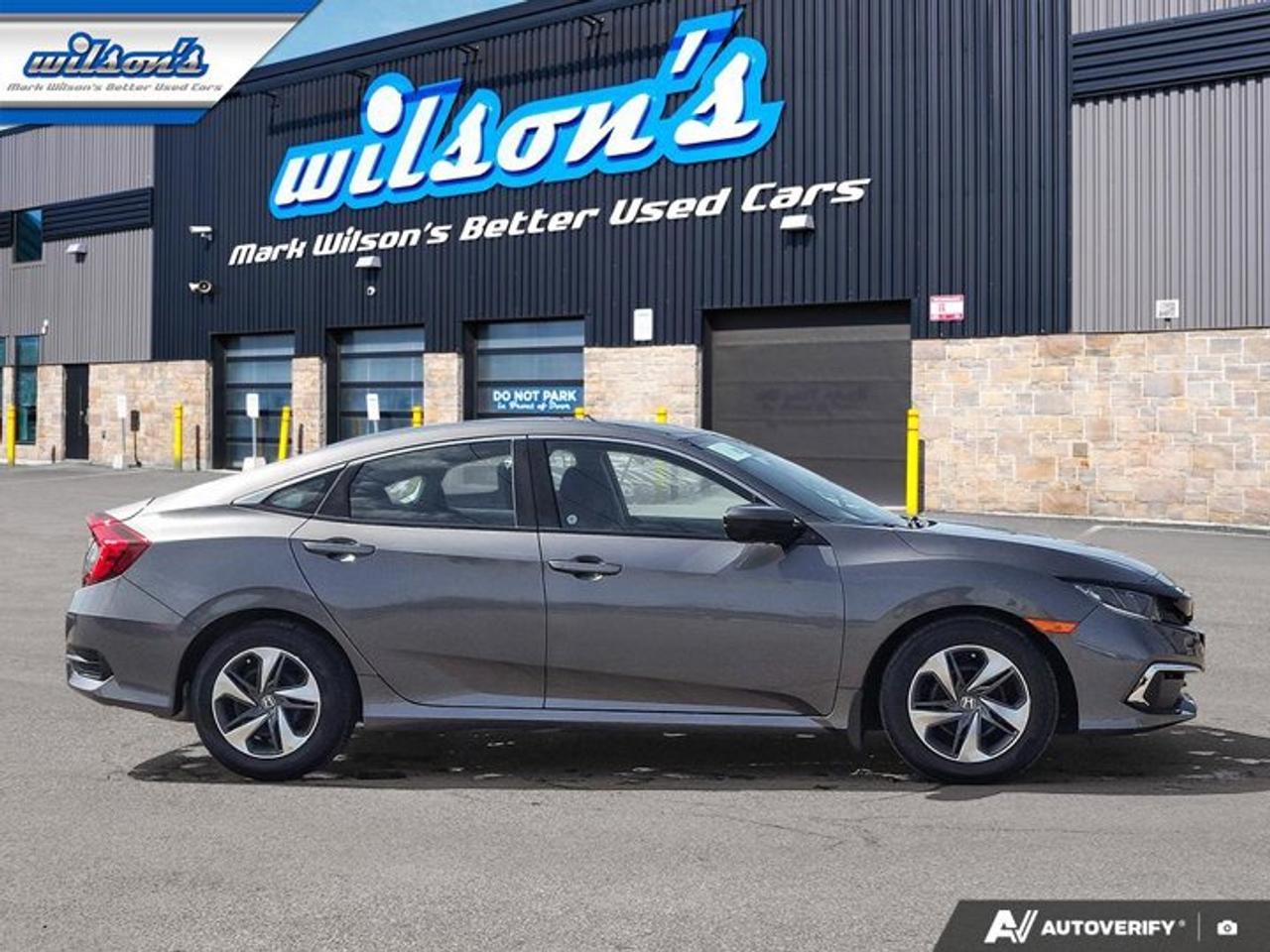 2021 Honda Civic Sedan LX | Adaptive Cruise | Heated Seats | CarPlay + Android | Rear Camera | and More ! Photo