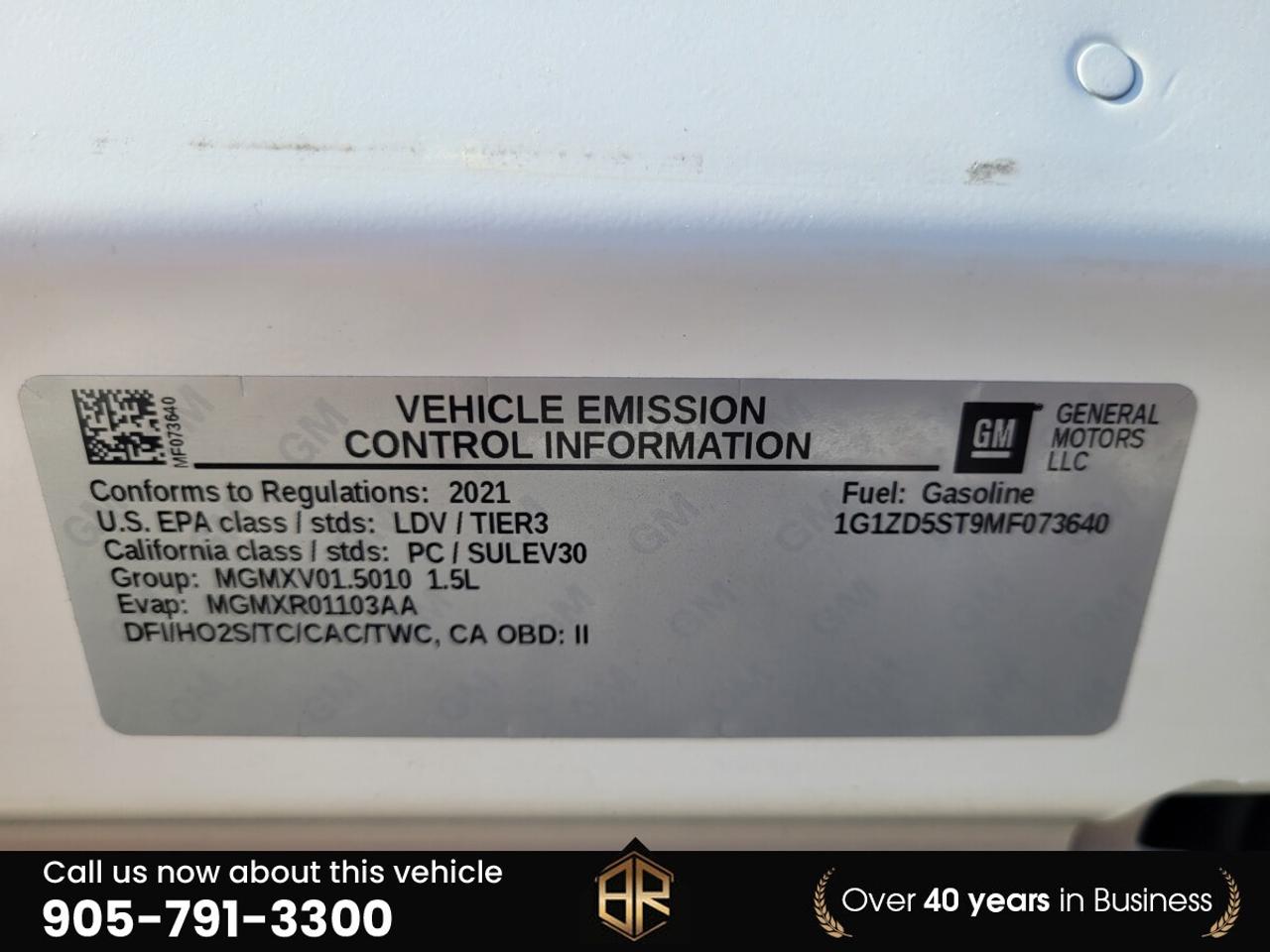 2021 Chevrolet Malibu LT | No Accidents Reported Photo