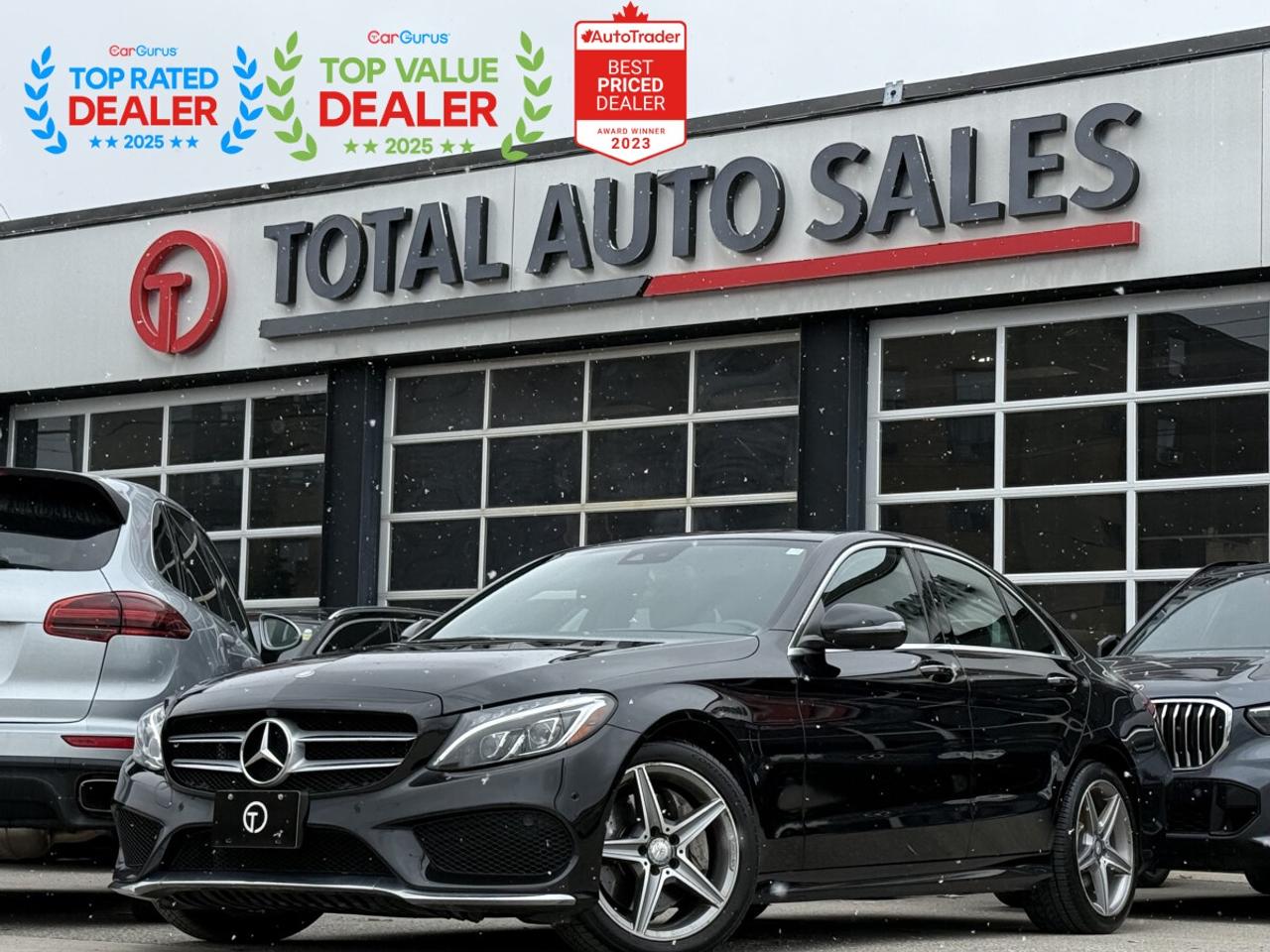** JUST ARRIVED! DONT MISS OUT ON THIS ONE!! ** <br/> ** NO ACCIDENTS, DIRECT FROM MERCEDES BENZ! CLEAN TITLE, CARFAX VERIFIED! ** <br/> ** RATES AS LOW AS 6.99 OAC ** <br/> <br/> <br/> ===>> WE FINANCE ALL CREDIT TYPES! NEW TO THE COUNTRY?! NO PROBLEM! BAD CREDIT?! NO PROBLEM! <br/> ===>> YOU CAN APPLY ONLINE ON OUR WEBSITE OR IN PERSON! <br/> <br/> <br/> **GORGEOUS BLACK EXTERIOR ON PREMIUM BLACK LEATHER INTERIOR! COMES LOADED WITH //AMG SPORT PKG! PANORAMIC GLASS ROOF, HEATED FRONT SEATS, NAVIGATION, BACK UP CAMERA WITH PARKING ASSIST, POWER ADJUSTABLE SEATS, COLLISION PREVENTION, BLIND SPOT ASSIST, ATTENTION ASSIST, BLUETOOTH, KEYLESS GO, & MUCH MUCH MORE!! ** <br/> <br/> <br/> >>>> FOLLOW US ON INSTAGRAM @ <br/> TOTALAUTOSALES <br/> <br/> <br/> *** PLEASE CALL (437) 494-3945 *** <br/> OUR NEW LOCATION: <br/> 2430 FINCH AVE WEST, NORTH YORK, M9M 2E1 <br/> <br/> <br/> *** CERTIFICATION: Have your new preowned vehicle certified at TOTAL AUTO SALES! We offer a full safety inspection exceeding industry standards, including oil change and professional detailing before delivery. Vehicles are not drivable, if not certified or e-tested, a certification package is available for $995. All trade-ins are welcome. Taxes, Finance fee and licensing are extra.** <br/> <br/> <br/> ** WARRANTY. We provide extended warranties up to 48m with optional coverage up to 10,000$ per/claim with unlimited kms. ** <br/> *** PLEASE CALL (437) 494-3945 *** <br/> TOTAL AUTO SALES 2430 FINCH AVE WEST, NORTH YORK, M9M 2E1 <br/> <br/> <br/> ** To the best of our ability, we have made an effort to ensure that the information provided to you in this ad is accurate. We do not take any responsibility for any errors, omissions or typographic mistakes found on all our ads. Prices may change without notice. Please verify the accuracy of the information with our sales team. ** <br/>