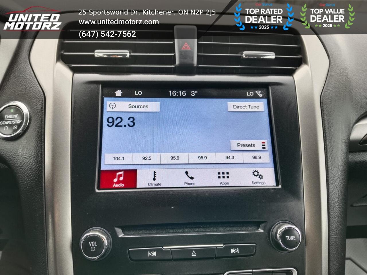 2017 Ford Fusion SE~SAFETY CERTIFIED~NO ACCIDENTS~Low Km's~ Photo