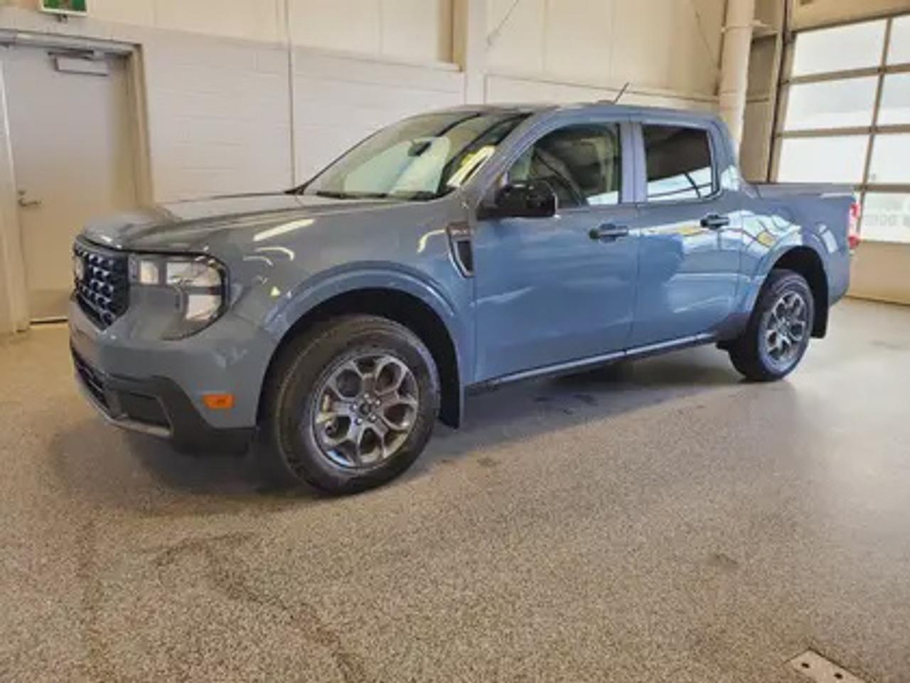 This 2026 Ford Maverick XLT 301A stands out in Azure Grey Metallic, combining the versatility of a pickup with the efficiency and convenience of a compact truck. Equipped with the 2.5L Hybrid engine this truck delivers 191 horsepower and 155 lb-ft of torque, with a 94-kW electric motor paired with a CVT transmission for smooth performance and an estimated 6.4L/100 km (44 miles per gallon) combined fuel economy.

Key Features:
Tire Inflator and Sealant Kit
FordPass Connectivity for remote vehicle control
Ford Co-Pilot360
Trailer Sway Control
Remote Keyless Entry
17 Carbonized Grey-Painted Aluminum Wheels
P225/65R17 A/S BSW Wheels
Lane Keeping Aid
Rear View Camera
Automatic LED High Beams
LED Headlamps
Manual Tailgate Lock
8 Center Stack Screen
Electronic Stability Control
Cruise Control
Engine Block Heater
Power Moonroof
4K Tow Package
XLT Luxury Package

Moose Jaw Ford, conveniently located at 1010 North Service Road in Moose Jaw, is your trusted destination for all your automotive needs. With an impressive 4.8-star Google rating from nearly 1,500 reviews, we are proud to deliver an exceptional vehicle-buying experience tailored just for you. Our Moose Jaw Motives set us apart, offering unbeatable value like half-priced oil changes for life on pre-owned vehicles, one year of key and remote protection, and one year of tire and rim protection. Enjoy peace of mind with every purchase. At Moose Jaw Ford, were committed to driving positive change in our community by combining exceptional service, high-quality vehicles, and a guest-first approach. Visit us today!