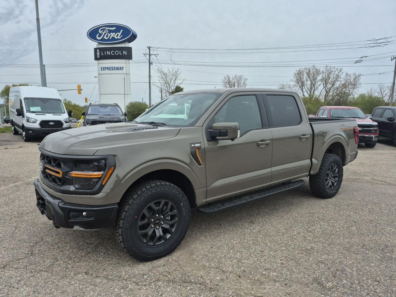 <p>Prepare to conquer any terrain and elevate your driving experience with the brand-new 2026 Ford F-150 TREMOR, now available at Expressway Motors Ltd. This isnt just a truck; its a statement of capability and adventure, finished in a sophisticated Marsh Grey that turns heads on any road. Inside, youll find a premium Black interior highlighted by unique Tremor leather-trimmed bucket seats, designed for both rugged durability and exceptional comfort, no matter where your journey takes you.</p><p>This 2026 F-150 TREMOR is engineered for those who demand more. Its powerful gasoline engine, paired with a smooth automatic transmission and robust 4-wheel drive, ensures you have the confidence and power to tackle challenging trails or heavy workloads with equal ease. Whether youre navigating city streets or venturing off the beaten path, the F-150 TREMOR is built to perform, offering a commanding presence and an exhilarating drive thats second to none.</p><p>Here are five features designed to ignite your desire for adventure:</p><ul><li><strong>TREMOR Off-Road Capability:</strong> Unleash your inner adventurer. The TREMOR trim is specifically engineered with enhanced off-road prowess, featuring specialized suspension, tires, and unique styling cues that let you confidently explore beyond the pavement.</li><li><strong>Panoramic Vista Moonroof:</strong> Open up your world. This expansive moonroof floods the cabin with natural light, creating an airy and connected feel, perfect for enjoying scenic drives and starry nights.</li><li><strong>Pro Power Onboard:</strong> Turn your truck into a mobile power source. With Pro Power Onboard, you have the ability to power tools, appliances, and more, making worksites and campsites more productive and convenient.</li><li><strong>360-Degree Camera System:</strong> Park with precision and navigate tight spots with unparalleled awareness. The 360-degree camera system provides a comprehensive view around your F-150, ensuring you always know your surroundings.</li><li><strong>Unique Tremor Leather-Trimmed Interior:</strong> Experience rugged luxury. The distinctive black leather-trimmed bucket seats with Tremor detailing offer a premium feel and exceptional comfort, making every drive a first-class experience.</li></ul><p><strong><em>Powered by AutoIntelligence&trade;</em></strong></p><p>Vehicle information has been generated using artificial intelligence and is provided for informational purposes only. While efforts are made to ensure accuracy, please confirm all details directly with the dealer.</p><p class=MsoNormal style=margin: 0cm 0cm 8pt; line-height: 13.8pt; font-size: 12pt; font-family: Aptos, sans-serif;><strong><span style=font-family: Calibri, sans-serif;>2 locations to better serve YOU! &ndash; Stratford and New Hamburg</span></strong></p><p>&nbsp;</p><p class=MsoNormal style=margin: 0cm 0cm 8pt; line-height: 13.8pt; font-size: 12pt; font-family: Aptos, sans-serif;><strong><span style=font-family: Calibri, sans-serif;>New or Pre-Owned vehicles are shared between both locations &ndash; please contact Sales to confirm.</span></strong></p><p>&nbsp;</p><p class=MsoNormal style=margin: 0cm 0cm 8pt; line-height: 13.8pt; font-size: 12pt; font-family: Aptos, sans-serif;><span style=font-family: Calibri, sans-serif;>Purchasing a new vehicle from&nbsp;<strong>Expressway&nbsp;</strong>is a decision that you will be able to make with confidence knowing that you&rsquo;re getting the most that a vehicle and dealership can offer to you.</span></p><p>&nbsp;</p><p class=MsoNormal style=margin: 0cm 0cm 8pt; line-height: 13.8pt; font-size: 12pt; font-family: Aptos, sans-serif;><strong><span style=font-family: Calibri, sans-serif;>Warranty:</span></strong><span style=font-family: Calibri, sans-serif;>&nbsp;We offer best in class Extended Protection options with flexible terms that can be tailored to your needs at a price that you can afford.</span></p><p>&nbsp;</p><p class=MsoNormal style=margin: 0cm 0cm 8pt; line-height: 13.8pt; font-size: 12pt; font-family: Aptos, sans-serif;><strong><span style=font-family: Calibri, sans-serif;>Finance:</span></strong><span style=font-family: Calibri, sans-serif;>&nbsp;At Expressway we have some of the best Finance Managers in the business that work with all the Major banks and Core Lenders. The Relationships we have built will help guarantee that you get the lowest rate possible</span></p><p>&nbsp;</p><p class=MsoNormal style=margin: 0cm 0cm 8pt; line-height: 13.8pt; font-size: 12pt; font-family: Aptos, sans-serif;><span style=font-family: Calibri, sans-serif;>Check out our great selection of vehicles at Expressway in New Hamburg and Stratford Locations!</span></p><p>&nbsp;</p><p class=MsoNormal style=margin: 0cm 0cm 8pt; line-height: 13.8pt; font-size: 12pt; font-family: Aptos, sans-serif;><strong><span style=font-family: Calibri, sans-serif;>Call Expressway for your quote today!</span></strong></p><p>&nbsp;</p><p class=MsoNormal style=margin: 0cm 0cm 8pt; line-height: 13.8pt; font-size: 12pt; font-family: Aptos, sans-serif;><strong><span style=font-family: Calibri, sans-serif;>New Hamburg:</span></strong><span style=font-family: Calibri, sans-serif;>&nbsp;<a href=tel:+15196623900><span style=color: #0563c1;>519*662*3900</span></a></span></p><p>&nbsp;</p><p class=MsoNormal style=margin: 0cm 0cm 8pt; line-height: 13.8pt; font-size: 12pt; font-family: Aptos, sans-serif;><strong><span style=font-family: Calibri, sans-serif;>Stratford</span></strong><span style=font-family: Calibri, sans-serif;>:&nbsp;<a href=tel:+15192713900><span style=color: #0563c1;>519*271*3900</span></a></span></p><p>&nbsp;</p><p class=MsoNormal style=margin: 0cm 0cm 8pt; line-height: 13.8pt; font-size: 12pt; font-family: Aptos, sans-serif;><span style=font-family: Calibri, sans-serif;>or visit us online at:&nbsp;&nbsp;<a href=https://www.expresswayford.com/ target=_blank rel=noopener><span style=color: #0563c1;>www. expresswayford .com</span></a>&nbsp;or&nbsp;<a href=https://www.expresswaylincoln.ca/ target=_blank rel=noopener><span style=color: #0563c1;>www. expresswaylincoln .ca</span></a></span></p><p>&nbsp;</p><p class=MsoNormal style=margin: 0cm 0cm 8pt; line-height: 13.8pt; font-size: 12pt; font-family: Aptos, sans-serif;><strong><span style=font-family: Calibri, sans-serif;>We pride ourselves in No Hassle, No Pressure, Honest Service. We practice full disclosure with all our used vehicles and have a Better Business Bureau A+ rating!</span></strong></p><p>&nbsp;</p><p class=MsoNormal style=margin: 0cm 0cm 8pt; line-height: 13.8pt; font-size: 12pt; font-family: Aptos, sans-serif;><span style=font-size: 8pt; font-family: Calibri, sans-serif;>**Expressway reserves the right to correct any errors and omissions that occur on this site. (Incl, but not limited to price, incl. Event price rollbacks, vehicles features & more).</span></p><p>&nbsp;</p><p class=MsoNormal style=margin: 0cm 0cm 8pt; line-height: 13.8pt; font-size: 12pt; font-family: Aptos, sans-serif;><span style=font-size: 8pt; font-family: Calibri, sans-serif;>** Expressway is a Fair Market Price Dealership pricing subject to change with current market conditions</span></p>