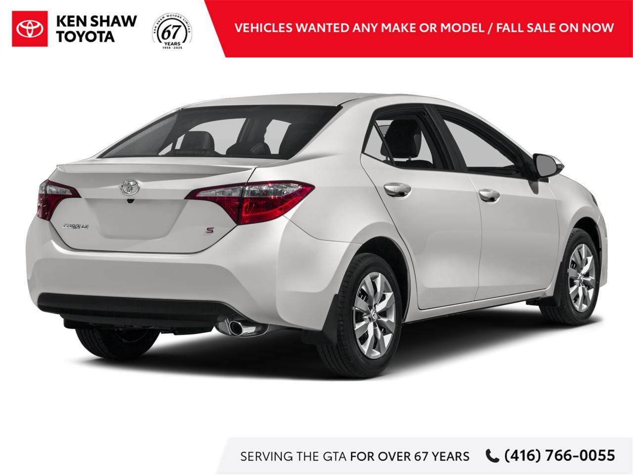 2016 Toyota Corolla S (CVT) 4dr Sedan Photo