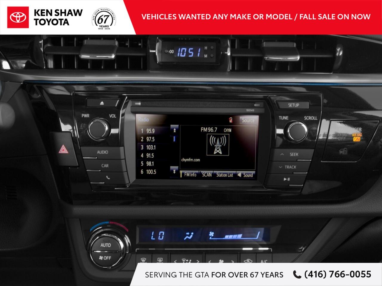 2016 Toyota Corolla S (CVT) 4dr Sedan Photo