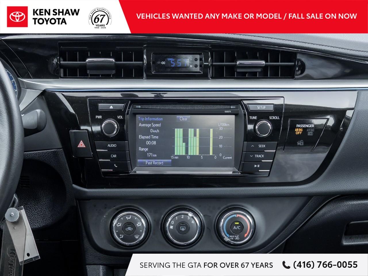 2016 Toyota Corolla S (CVT) 4dr Sedan Photo