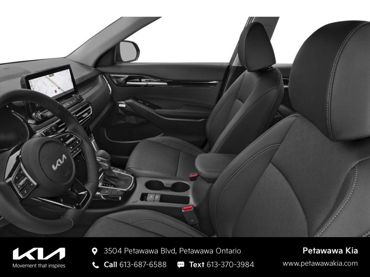 2022 Kia Seltos SX Turbo w/Burgundy Interior 4dr All-Wheel Drive Photo3