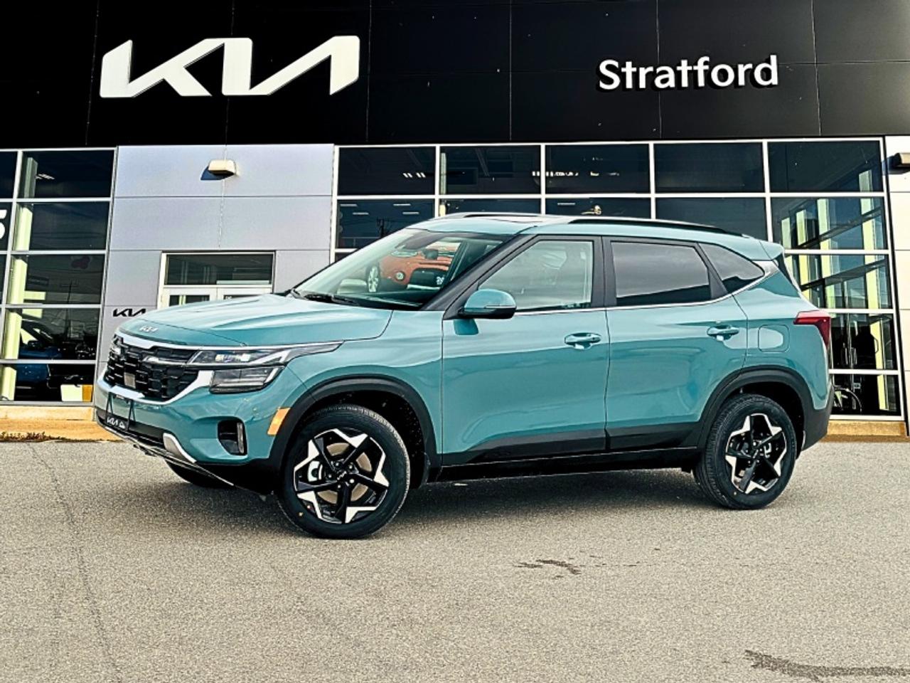 <br> <br>Explore your world in this boldly designed 2026 Seltos, with advanced technology and adaptability. <br> <br>This 2026 Seltos earns its place in the Kia lineup, thanks to its alluring styling, spacious cabin and fun-to-drive edge. New updates for this model year ensure that this fabulous subcompact crossover is up to the task for all your urban activities and even long haul adventures. This Kia Seltos is built to do everything you do.<br> <br>This Blue SUV has an Automatic transmission and is powered by a 146HP 2.0L 4 Cylinder Engine. Driven via that economical motor it gets 8.8 L/100 km in the city and uses just 7.5 L/100 km out on the highway according to Transport Canada.<br><br> <br>To apply right now for financing use this link: <a href=https://www.stratfordkia.com/credit-application/ target=_blank>https://www.stratfordkia.com/credit-application/</a><br><br> <br/><br>While every effort is made to ensure accuracy, we are not responsible for any errors and omissions. ***In-stock vehicle may differ from online listing— Please confirm details with dealerPlease see your dealer for current pricing. <br><br>Come partake in a great vehicle shopping experience at Stratford Kia. 863 Erie Street Stratford ON, N5A 6S4<br> Come by and check out our fleet of 30+ used cars and trucks and 80+ new cars and trucks for sale in Stratford.  o~o