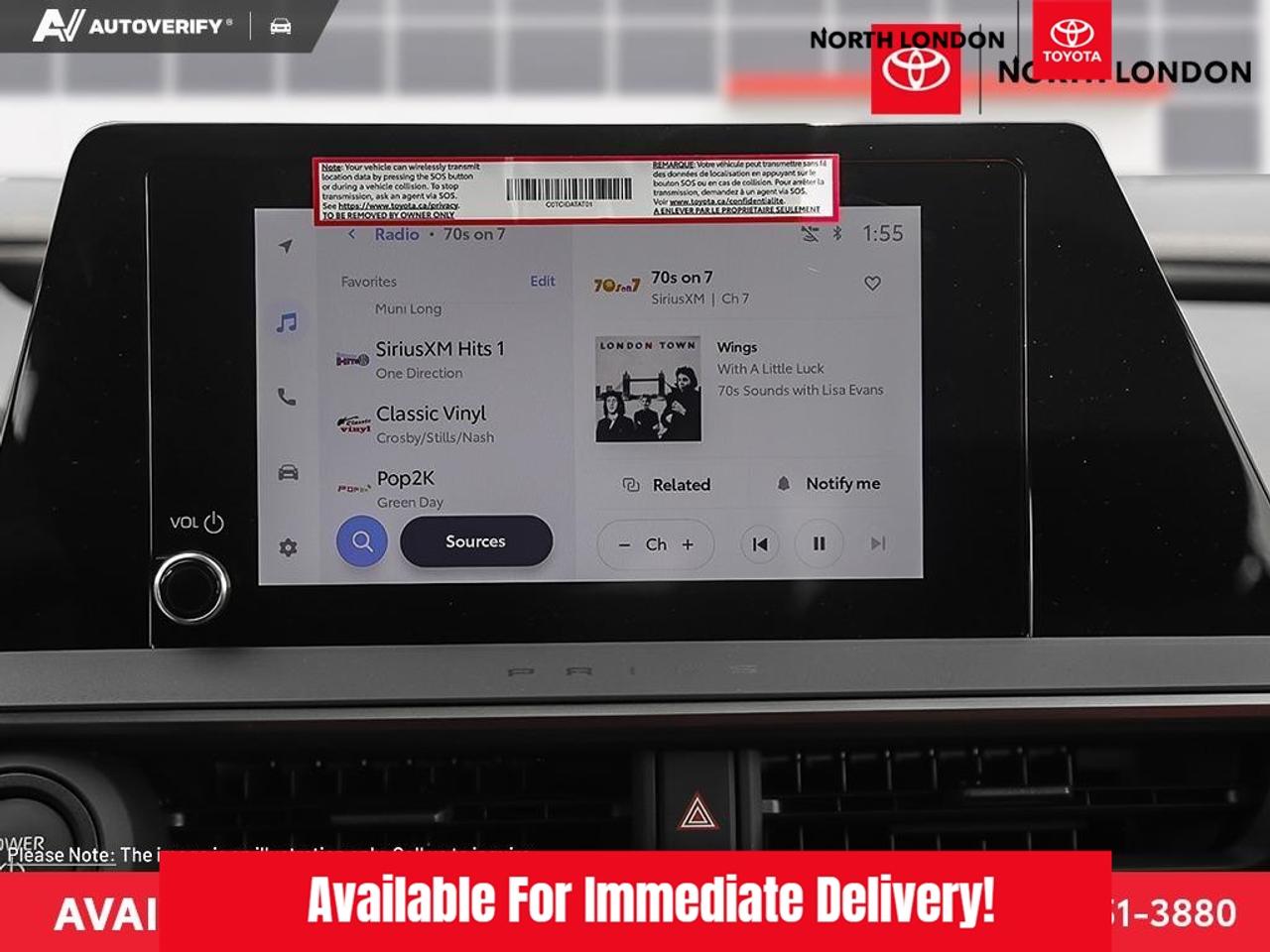 2026 Toyota Prius Plug-In Hybrid SE 5dr Hatchback Photo