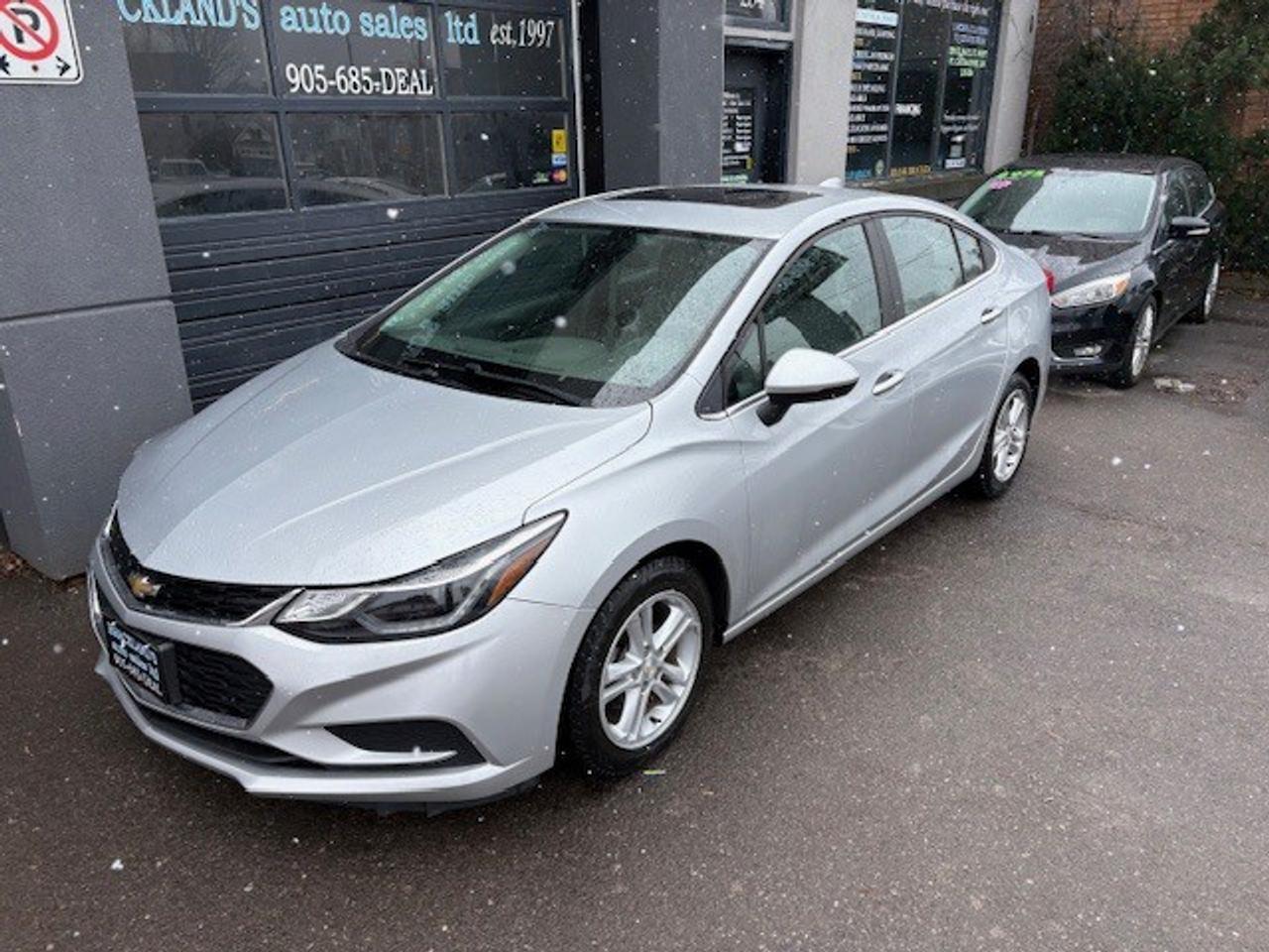 2016 Chevrolet Cruze LT, 1 OWNER, LOW KMS, SUNROOF, HTD SEATS, REV CAM! Photo0