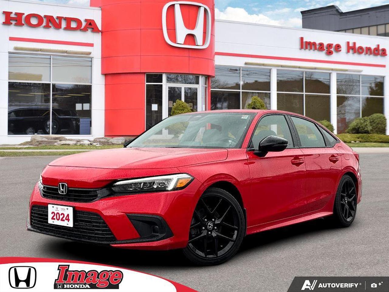 2024 Honda Civic Sedan Sport CVT   SUNROOF   HTD SEATS   APPLE CARPLAY Photo0
