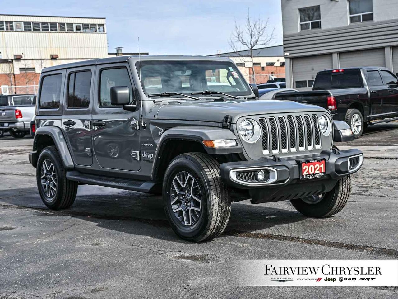 2021 Jeep WRANGLER UNLIMITED Sahara LEAHTER   ALPINE   NAV   CARPLAY   CLEAN CA Photo