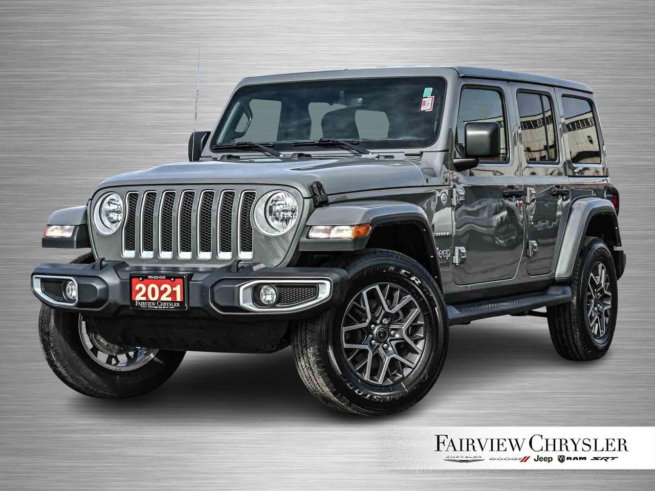2021 Jeep WRANGLER UNLIMITED Sahara LEAHTER   ALPINE   NAV   CARPLAY   CLEAN CA Photo