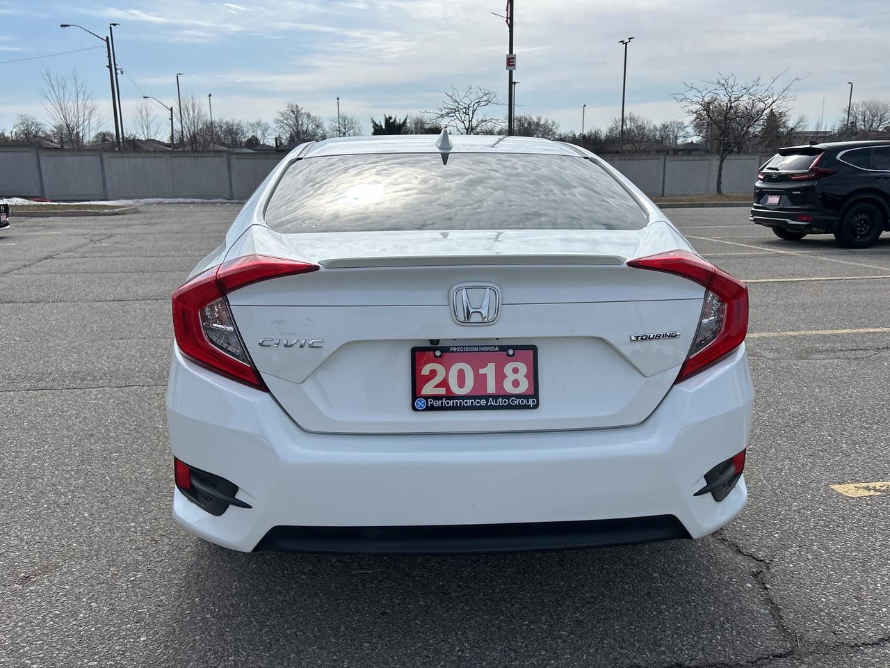 2018 Honda Civic Sedan Touring Leather  Navigation  Sunroof  CarPlay Photo