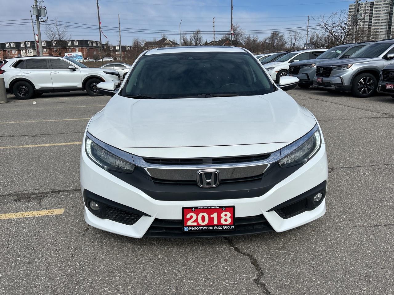 2018 Honda Civic Sedan Touring Leather  Navigation  Sunroof  CarPlay Photo