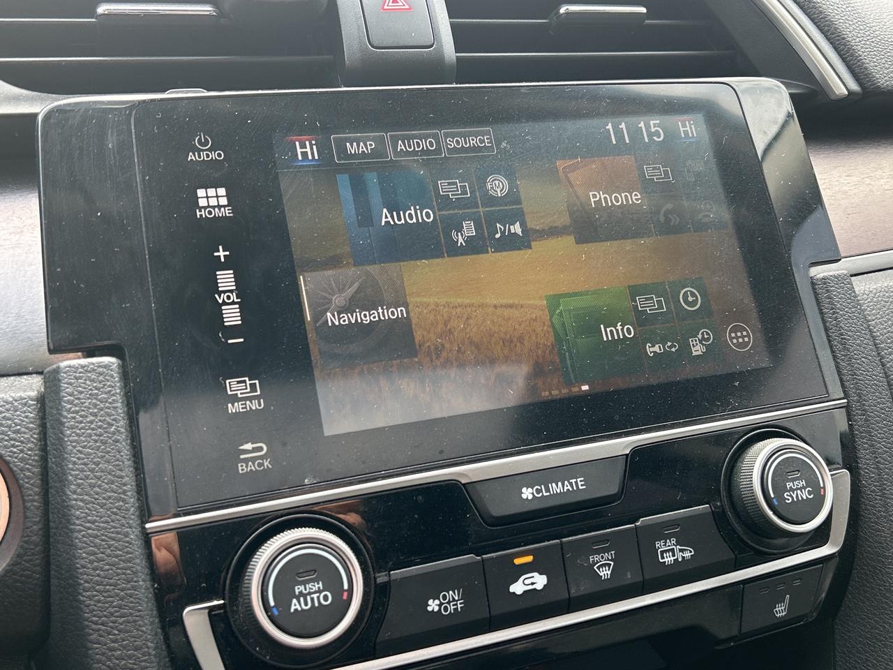 2018 Honda Civic Sedan Touring Leather  Navigation  Sunroof  CarPlay Photo