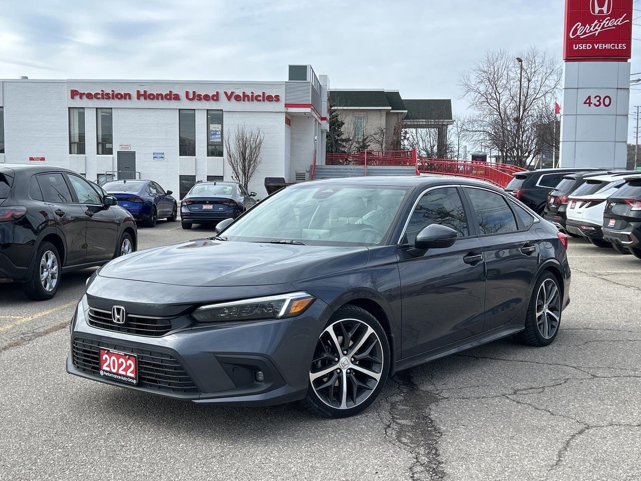 2022 Honda Civic Sedan Touring Leather  Navigation  Sunroof  CarPlay Photo