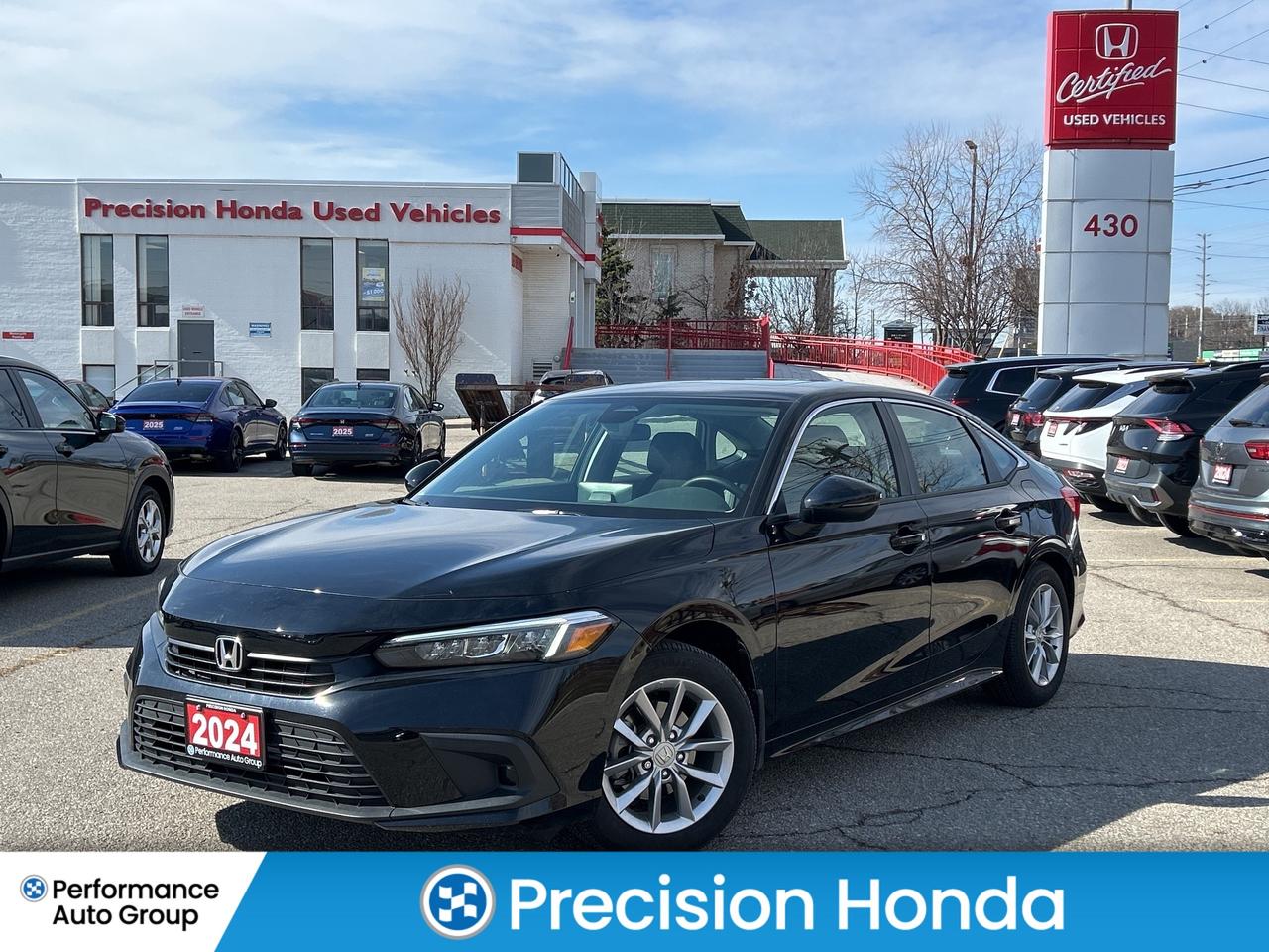 2024 Honda Civic Sedan EX Sunroof CarPlay Rear Camera Photo0