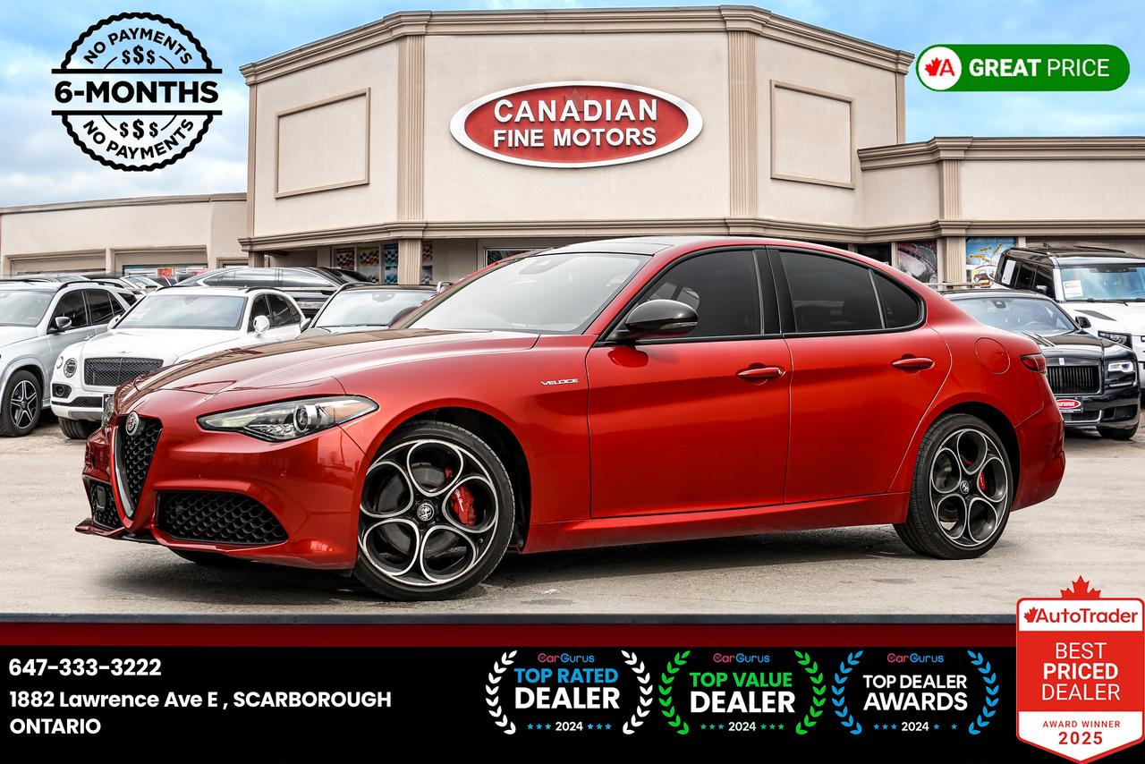 2022 Alfa Romeo Giulia Veloce AWD | NAVI | BSM | CAM | ROOF - Photo #1