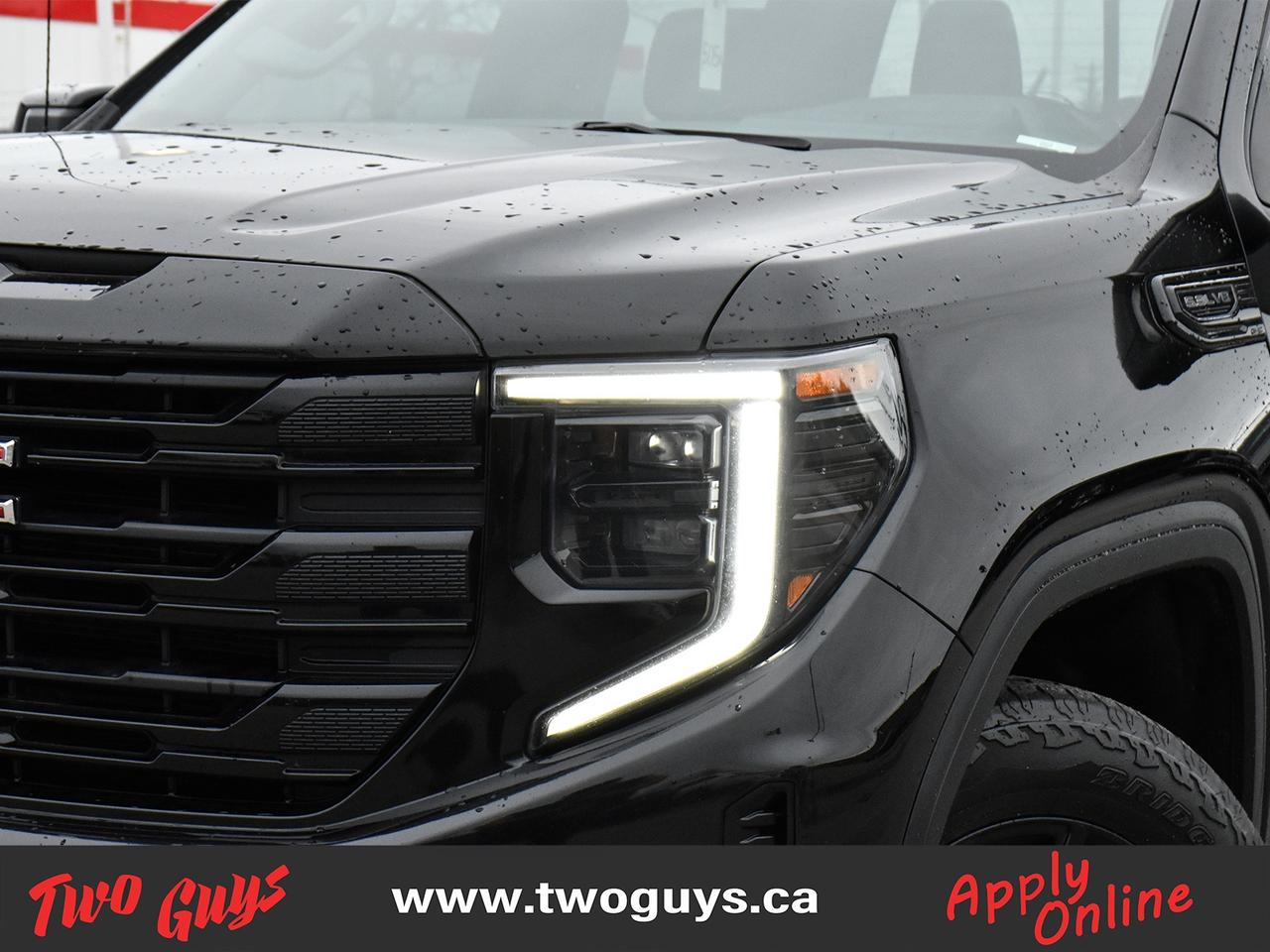 2024 GMC Sierra 1500 Elevation 5.3L Crew   LEATHER   X31 Pkg   New Tire Photo2