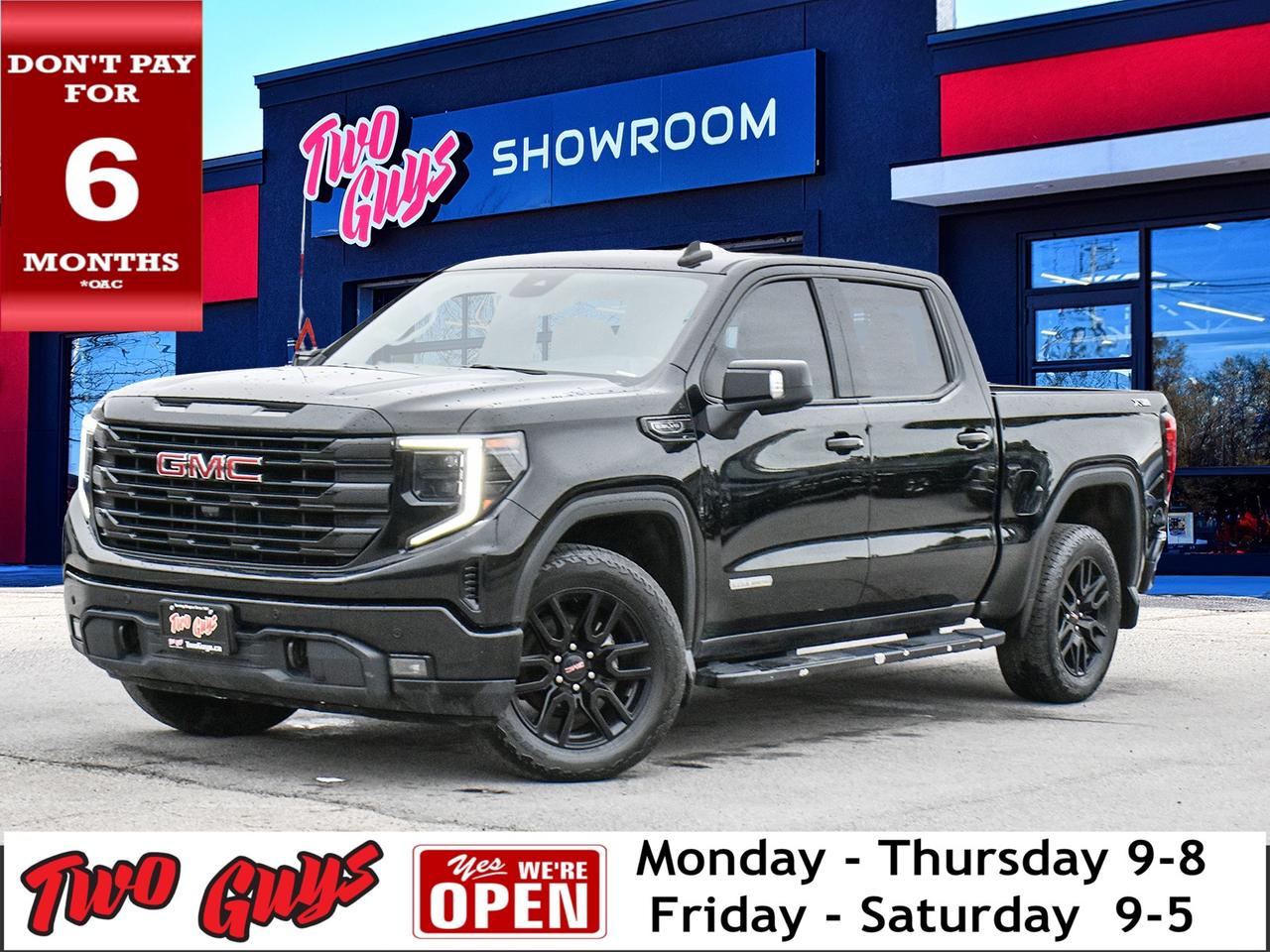 2024 GMC Sierra 1500 Elevation 5.3L Crew   LEATHER   X31 Pkg   New Tire Photo0