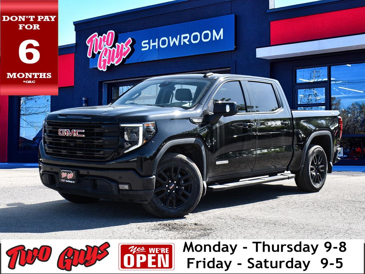 2024 GMC Sierra 1500 Elevation 5.3L Crew   LEATHER   X31 Pkg   New Tire Photo