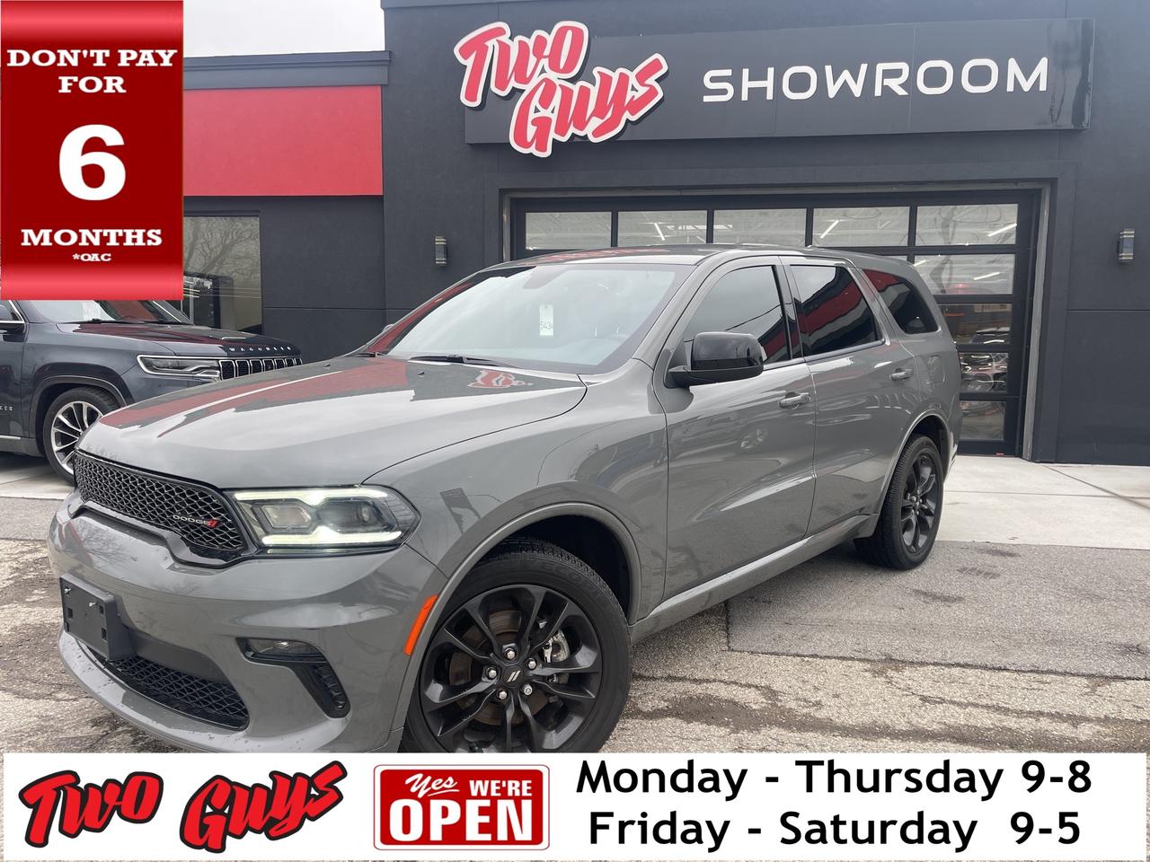 2022 Dodge Durango SXT 3.6L AWD   Nav   Blacktop   7 Pass Photo