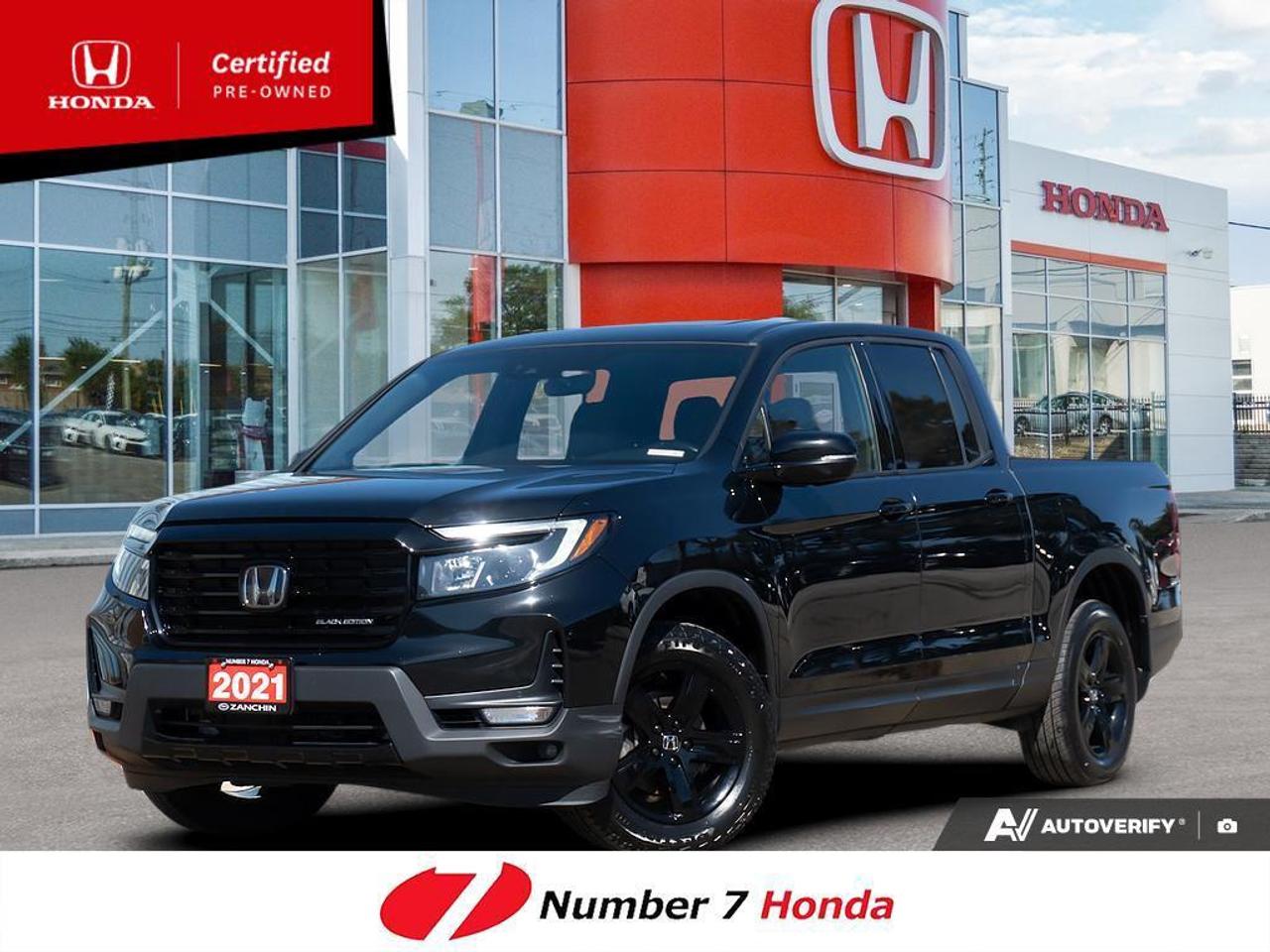 2021 Honda Ridgeline Black Edition *EXTENDED FACTORY WARRANTY*ONE OWNER Photo0