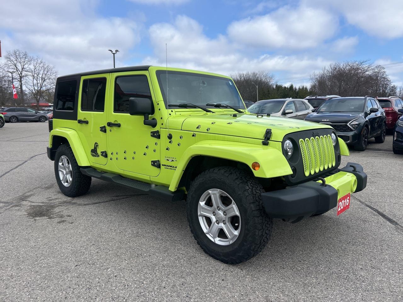 2016 Jeep WRANGLER UNLIMITED SAHARA, AUTO, HEATED SEATS, NAV! Photo