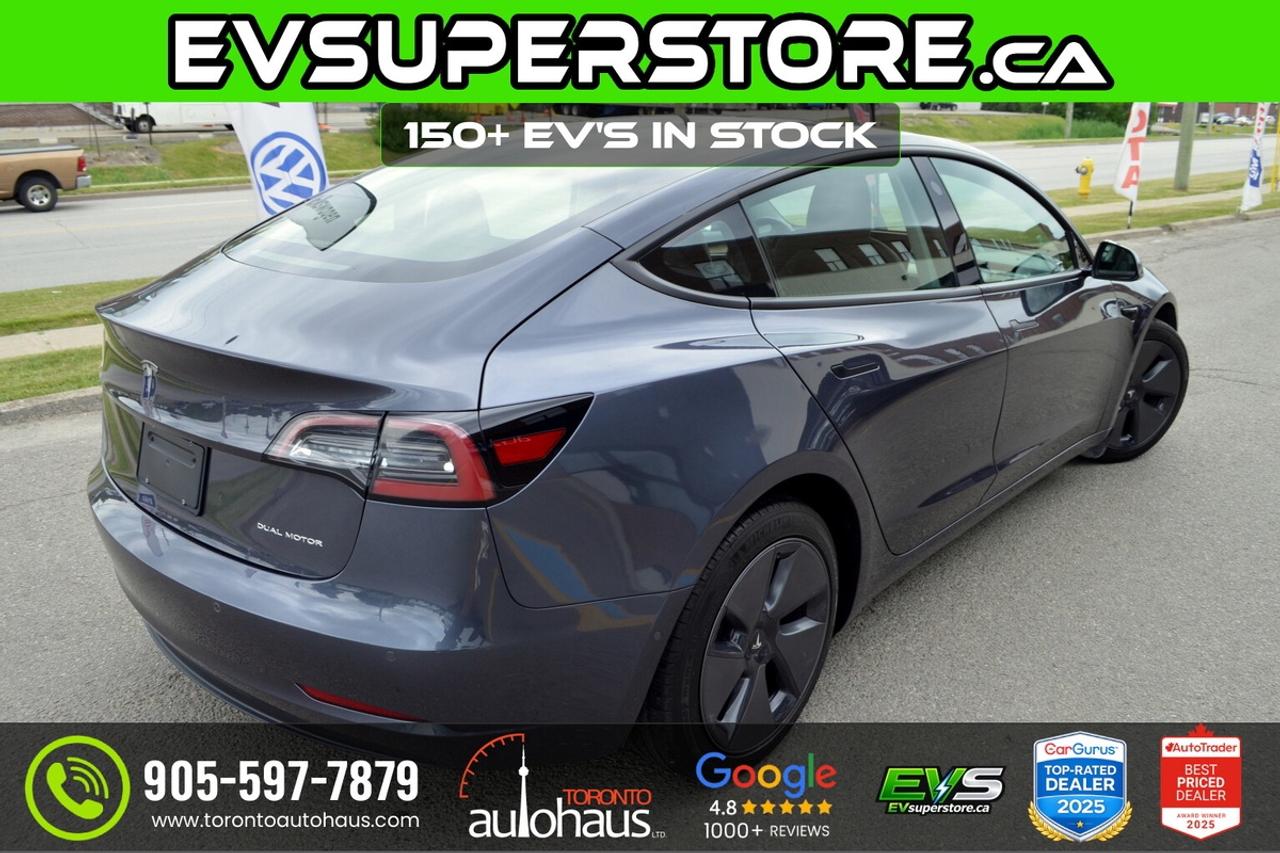 2021 Tesla Model 3 LR AWD I OVER 100 TESLAS EVSUPERSTORE.CA Photo