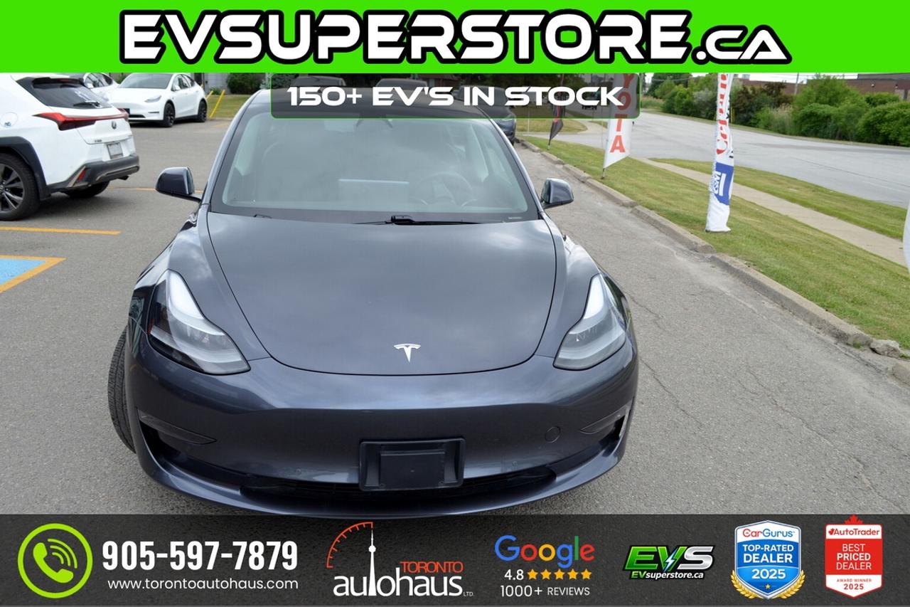2021 Tesla Model 3 LR AWD I OVER 100 TESLAS EVSUPERSTORE.CA Photo