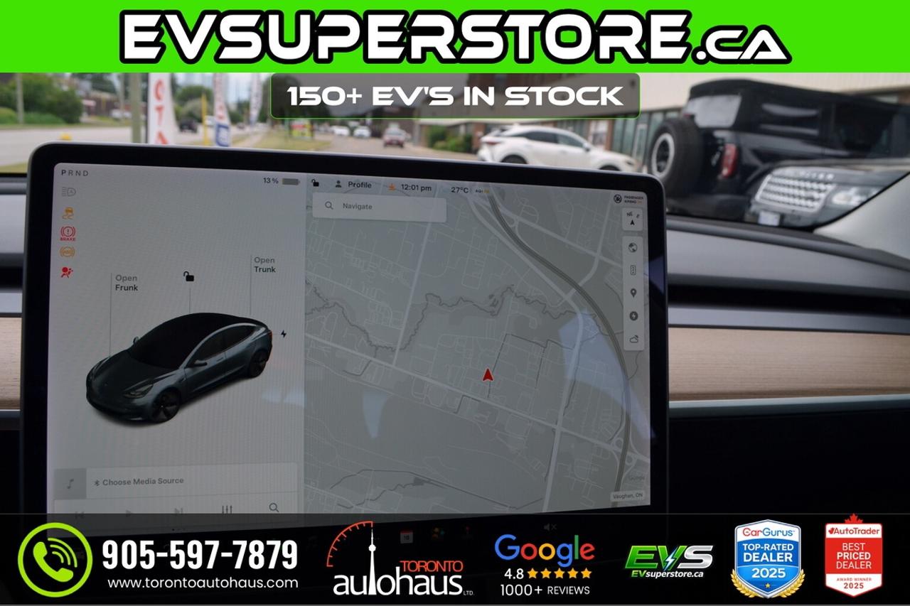 2021 Tesla Model 3 LR AWD I OVER 100 TESLAS EVSUPERSTORE.CA Photo