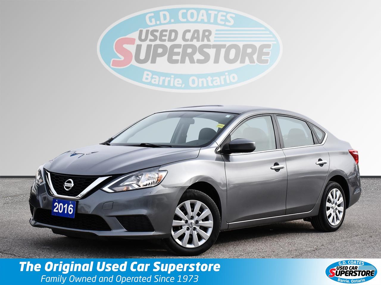 2016 Nissan Sentra S ~Power Windows + Locks ~A/C ~ONLY 106,000 KM! Photo0