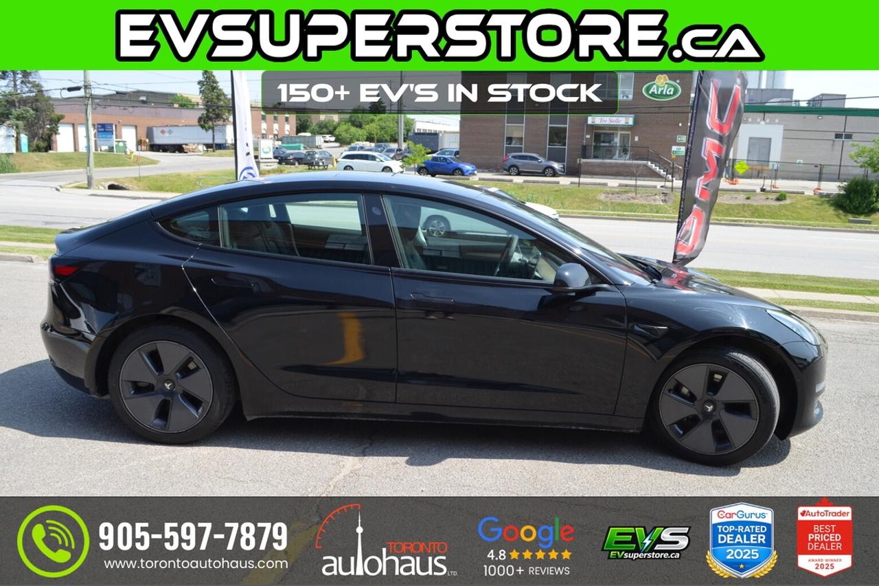 2022 Tesla Model 3 OVER 150 EV'S I EVSUPERSTORE.CA Photo