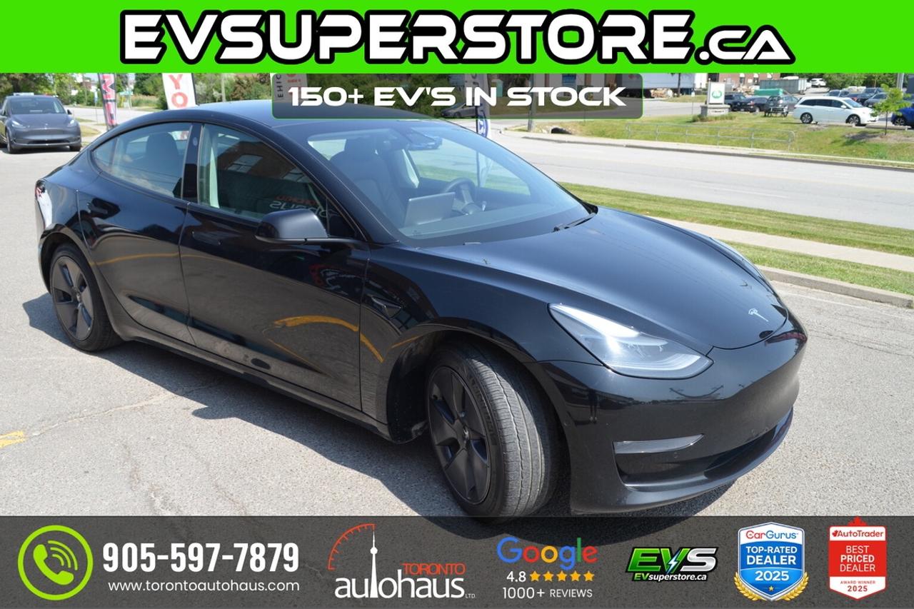2022 Tesla Model 3 OVER 150 EV'S I EVSUPERSTORE.CA Photo
