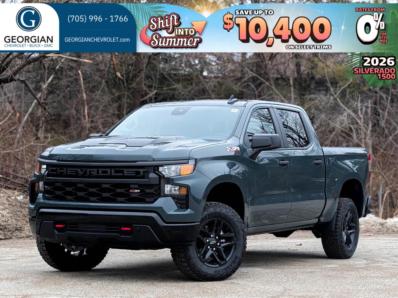 2026 Chevrolet Silverado 1500 Custom Trail Boss Photo0