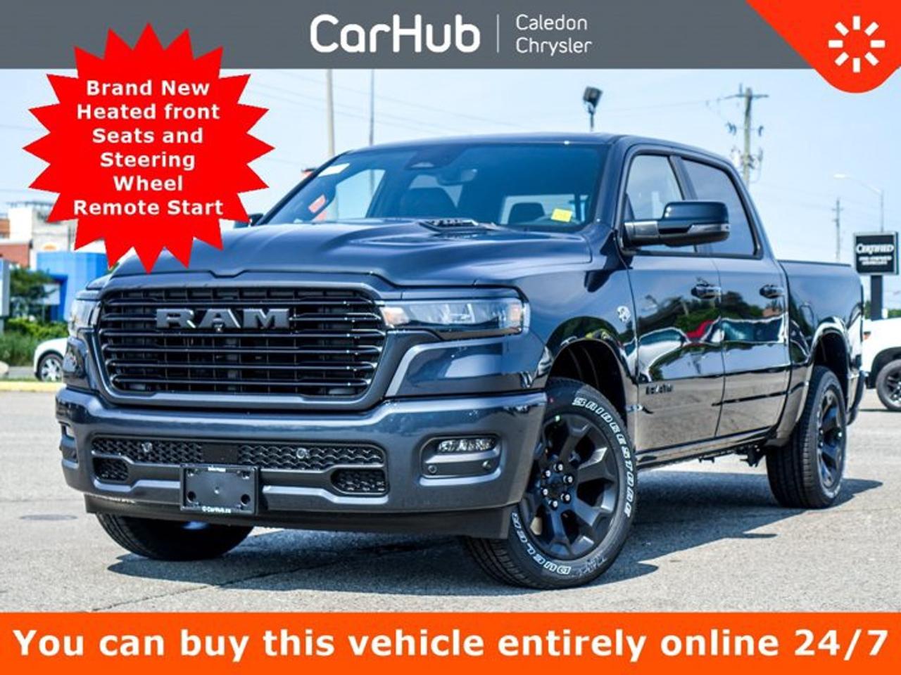 <p>This Brand New Ram 1500 Sport 4x4 Crew Cab 57 Box has a dependable Regular Gasoline V-8 5.7 L/345 engine powering this Automatic transmission.</p><p> </p><p>This Ram 1500 Sport 4x4 Crew Cab 57 Box Comes Equipped with These Options </p><p>12Display</p><p>GPS Navigation</p><p>Steel Sport Hood</p><p>Heated front Seats</p><p>Google Android Auto</p><p>Remote Start System</p><p>Heated Steering Wheel</p><p>Apple CarPlay Capable</p><p>4G LTE Wi-Fi Hot Spot</p><p>Adaptive Cruise Control</p><p>Power Adjustable Pedals</p><p>Aerial View Camera System</p><p>Blind Spot Detection Blind Spot</p><p>Surround View Backup Camera</p><p>Hands-Free Phone Communication</p><p>Dual Zone Front Automatic Air Conditioning</p><p>Integrated Navigation System w/Voice Activation</p><p>Active Lane Management System Lane Keeping Assist</p><p>Active Lane Management System Lane Departure Warning</p><p>Dual Panoramic Sunroof Including: LED Dual Dome Reading Lamps</p><p>Package 27L Sport Including: Engine: 5.7L HEMI VVT V8 w/MDS & eTorque, Transmission: 8-Speed Automatic ,48-Volt Belt Starter Generator, Heavy-Duty Engine Cooling, Passive Tuned Mass Damper, Delete Alternator, HEMI Badge, Passive Cold End Exhaust, 18 Aluminum Spare Wheel,  Wheels: 20 x 9 Aluminum Painted Clad, </p><p> </p><p>Drive Happy with CarHub<br />*** All-inclusive, upfront prices -- no haggling, negotiations, pressure, or games</p><p>*** Purchase or lease a vehicle and receive a $1000 CarHub Rewards card for service</p><p>*** All available manufacturer rebates have been applied and included in our sale price</p><p>*** Purchase this vehicle fully online on CarHub websites</p><p> </p><p>Transparency Statement<br />USED VEHICLES: Online prices and payments are for finance purchases -- please note there is a $850 safety certification fee. if not Certified, then as per OMVIC Regulations the vehicle is deemed to be not drivable and Not Certified. Cash purchases for used vehicles have a $2,350 surcharge which includes the safety certification (the finance price + $2,350). NEW VEHICLES: New financed vehicles are subject to an $ 850 Processing Fee. New cars priced at over $100,000 including add-ons or accessories are subject to the additional federal luxury tax. While every effort is taken to avoid errors, technical or human error can occur, so please confirm vehicle features, options, materials, and other specs with your CarHub representative. This can easily be done by calling us or by visiting us at the dealership. CarHub used vehicles come standard with 1 key. If we receive more than one key from the previous owner, we include them with the vehicle. Additional keys may be purchased at the time of sale. Ask your Product Advisor for more details. Payments are only estimates derived from a standard term/rate on approved credit. Terms, rates and payments may vary. Prices, rates and payments are subject to change without notice. Please see our website for more details.</p>