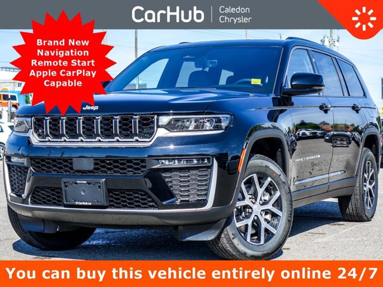 <p>Brand New</p><p>Trustworthy and worry-free, this 2026 Jeep Grand Cherokee L Limited 4x4 6 Passenger Seating Capacity, lets you cart everyone and everything you need. Tire Specific Low Tire Pressure Warning, Side Impact Beams, Rear Child Safety Locks, ParkView Backup Camera, ParkSense Rear Parking Sensors.Our advertised prices are for consumers (i.e. end users) only.</p><p> </p><p>Feel Safe on the Road with Your Jeep Grand Cherokee L Limited 4x4 <br />Outboard Front Lap And Shoulder Safety Belts -inc: Height Adjusters and Pretensioners, Jeep Connect Emergency Sos Capability, Electronic Stability Control (ESC) And Roll Stability Control (RSC), Dual Stage Driver And Passenger Seat-Mounted Side Airbags, Dual Stage Driver And Passenger Front Airbags, Driver And Passenger Knee Airbag, Curtain 1st, 2nd And 3rd Row Airbags, Cross Path Detection, Collision Mitigation-Front, Blind Spot Detection Blind Spot, Airbag Occupancy Sensor, Active Lane Management Lane Keeping Assist, Active Lane Management Lane Departure Warning.</p><p> </p><p>Loaded with Additional Options</p><p>12.3 Display</p><p>Leather Seats</p><p>Remote Start System</p><p>Heated Steering Wheel</p><p>4G LTE Wi-Fi Hot Spot</p><p>Apple CarPlay Capable</p><p>Adaptive Cruise Control</p><p>Blind Spot Detection Blind Spot</p><p>Heated Front and 2nd Row Seats</p><p>Commandview Dual Pane Sunroof</p><p>9 Amplified Speakers w/Subwoofer</p><p>Hands-Free Phone Communication</p><p>Active Lane Management Lane Keeping Assist</p><p>Integrated Navigation System w/Voice Activation</p><p>Active Lane Management Lane Departure Warning</p><p>Voice Activated Dual Zone Front Automatic Air Conditioning</p><p>Front Corner LED Lamps, Manual Folding Exterior Mirrors, 506-Watt Amplifier, 3rd-Row USB Charging Ports, Manual Folding Power Heated Exterior Mirrors, LED Fog Lamps, Power 8-Way Adjustable Front Seats, Silver Silk Exterior Accents, Remote Start System, 9 Amplified Speakers w/Subwoofer, Secondary Active Grille Shutters, Ambient LED Interior Lighting, 115-Volt Auxiliary Power Outlet, Universal Garage Door Opener, Limited Badge, Body Colour Door Handles (B), Door Trim Panel w/Vinyl Armrest, An-Teak/Satin Chrome Interior Accents, Traffic Sign Recognition, Front Fascia - Upper, GPS Navigation, 3rd-Row Floor Mat, Active Driving Assist System, SiriusXM w/360L On-Demand Content, Active Noise Control System, Connected Travel & Traffic Services, 2nd-Row Heated Seats, Active Sound Enhancement, Intersection Collision Assist System, Upper Rear Fascia, Off-Road Information Pages, Selectable </p><p> </p><p>These options are based on an incoming vehicle, so detailed specs and pricing may differ. Please inquire for more information.</p><p> </p><p> </p><p>Drive Happy with CarHub<br />*** All-inclusive, upfront prices -- no haggling, negotiations, pressure, or games</p><p>*** Purchase or lease a vehicle and receive a $1000 CarHub Rewards card for service</p><p>*** All available manufacturer rebates have been applied and included in our sale price</p><p>*** Purchase this vehicle fully online on CarHub websites</p><p> </p><p>Transparency Statement<br />Online prices and payments are for finance purchases -- please note there is a $850 finance/lease fee. Cash purchases for used vehicles have a $2,350 surcharge (the finance price + $2,350), however cash purchases for new vehicles only have tax and licensing extra -- no surcharge. NEW vehicles priced at over $100,000 including add-ons or accessories are subject to the additional federal luxury tax. While every effort is taken to avoid errors, technical or human error can occur, so please confirm vehicle features, options, materials, and other specs with your CarHub representative. This can easily be done by calling us or by visiting us at the dealership. CarHub used vehicles come standard with 1 key. If we receive more than one key from the previous owner, we include them with the vehicle. Additional keys may be purchased at the time of sale. Ask your Product Advisor for more details. Payments are only estimates derived from a standard term/rate on approved credit. Terms, rates and payments may vary. Prices, rates and payments are subject to change without notice. Please see our website for more details.</p><br/><br/><p> This Jeep Grand Cherokee L delivers a Intercooled Turbo Regular Unleaded I-4 2.0 L/122 engine powering this Automatic transmission. WHEELS: 18 X 8 POLISHED/PAINTED ALUMINUM  (STD), TRANSMISSION: 8-SPEED AUTOMATIC  (STD), TIRES: 265/60R18 BSW A/S LRR  (STD). <p> This Jeep Grand Cherokee L Features the Following Options <br /> QUICK ORDER PACKAGE 2C6 LIMITED  -inc: Engine: 2.0L I4 Turbo GME EVO w/ESS, Transmission: 8-Speed Automatic, Front Corner LED Lamps, Manual Folding Exterior Mirrors, 506-Watt Amplifier, 3rd-Row USB Charging Ports, Manual Folding Power Heated Exterior Mirrors, LED Fog Lamps, Power 8-Way Adjustable Front Seats, Silver Silk Exterior Accents, Remote Start System, 9 Amplified Speakers w/Subwoofer, Secondary Active Grille Shutters, Ambient LED Interior Lighting, 115-Volt Auxiliary Power Outlet, Universal Garage Door Opener, Limited Badge, Body Colour Door Handles (B), Door Trim Panel w/Vinyl Armrest, An-Teak/Satin Chrome Interior Accents, Traffic Sign Recognition, Front Fascia - Upper, GPS Navigation, 3rd-Row Floor Mat, Active Driving Assist System, SiriusXM w/360L On-Demand Content, Active Noise Control System, Connected Travel & Traffic Services, 2nd-Row Heated Seats, Active Sound Enhancement, Intersection Collision Assist System, Upper Rear Fascia, Off-Road Information Pages, Selectable T , GLOBAL BLK W/GLOBAL BLK, CAPRI LEATHERETTE SEATS, ENGINE: 2.0L I4 TURBO GME EVO W/ESS  (STD), DIAMOND BLACK CRYSTAL PEARL, COMMANDVIEW DUAL-PANE SUNROOF  -inc: Interior Rear-Facing Camera, Voice Activated Dual Zone Front Automatic Air Conditioning, Vinyl Door Trim Insert, Valet Function, USB Mobile Projection, Trip Computer. </p> <p>Drive Happy with CarHub<br>*** All-inclusive, upfront prices  no haggling, negotiations, pressure, or games*** Purchase or lease a vehicle and receive a $1000 CarHub Rewards card for service *** All available manufacturer rebates have been applied and included in our sale price*** Purchase this vehicle fully online on CarHub websites</p> <p>Transparency Statement<br>USED VEHICLES:Online prices and payments are for finance purchases  please note there is a $850 safety certification fee. if not Certified, then as per OMVIC Regulations the vehicle is deemed to be not drivable and Not Certified. Cash purchases for used vehicles have a $2,350 surcharge which includes the safety certification (the finance price + $2,350).NEW VEHICLES:New financed vehicles are subject to an $ 850 Processing Fee. New cars priced at over $100,000 including add-ons or accessories are subject to the additional federal luxury tax.While every effort is taken to avoid errors, technical or human error can occur, so please confirm vehicle features, options, materials, and other specs with your CarHub representative. This can easily be done by calling us or by visiting us at the dealership. CarHub used vehicles come standard with 1 key. If we receive more than one key from the previous owner, we include them with the vehicle. Additional keys may be purchased at the time of sale. Ask your Product Advisor for more details. Payments are only estimates derived from a standard term/rate on approved credit. Terms, rates and payments may vary. Prices, rates and payments are subject to change without notice. Please see our website for more details.</p>