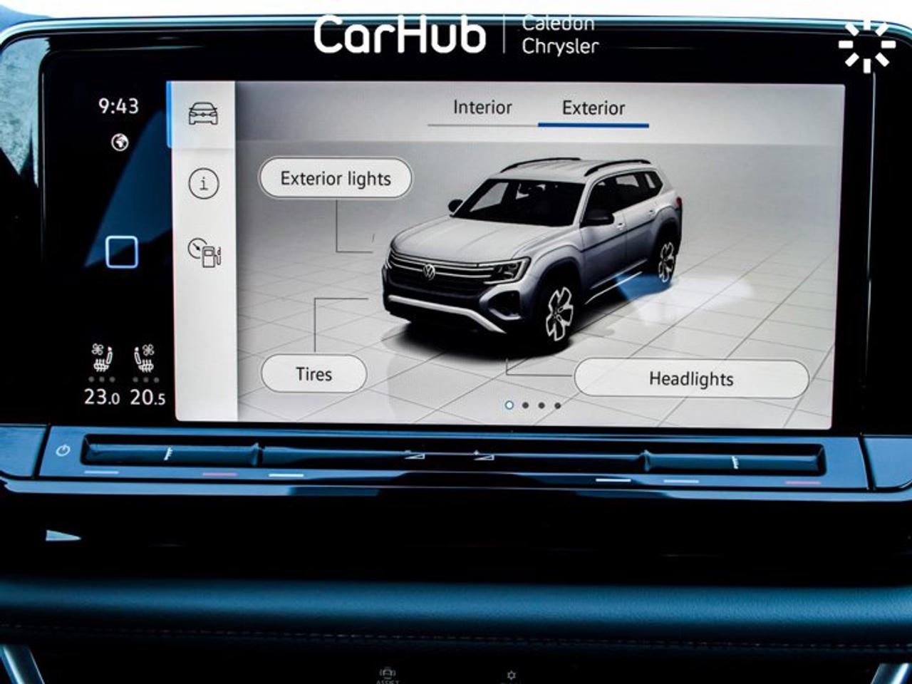 2025 Volkswagen Atlas Peak Edition AWD 7 Seater 12" Display Ventilated Front Seats R-Start Photo