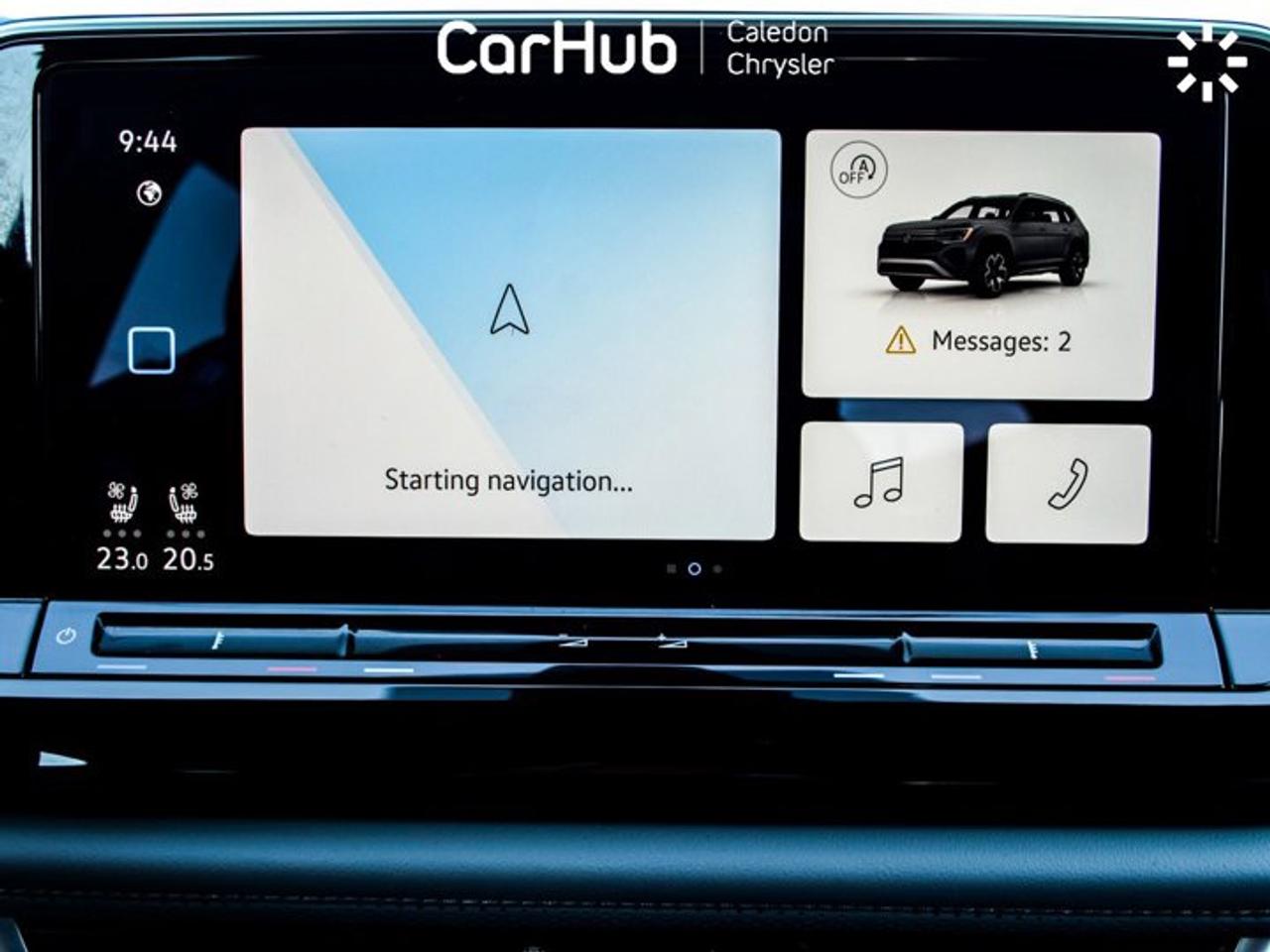 2025 Volkswagen Atlas Peak Edition AWD 7 Seater 12" Display Ventilated Front Seats R-Start Photo