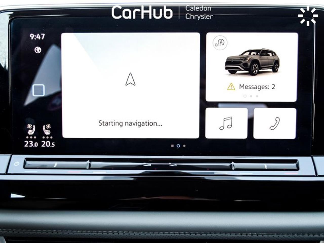 2025 Volkswagen Atlas Peak Edition AWD 7 Seater 12" Display Ventilated Front Seats R-Start Photo