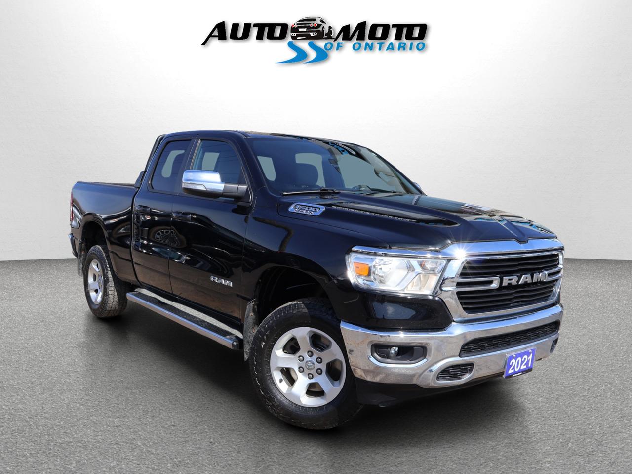 2021 RAM 1500 BIG HORN HEMI 4WD CERTIFIED *DODGE MAINTAIN* CAMERA BLUETOOTH CRUISE ALLOYS - Photo #1