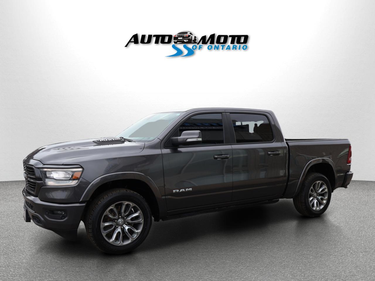 2020 RAM 1500 LARAMIE CREW DESIEL CERTIFIED 4WD *1 OWNER*ACCIDENT FREE* CAMERA NAV BLUETOOTH LEATHER HEATED SEATS CRUISE ALLOYS Photo