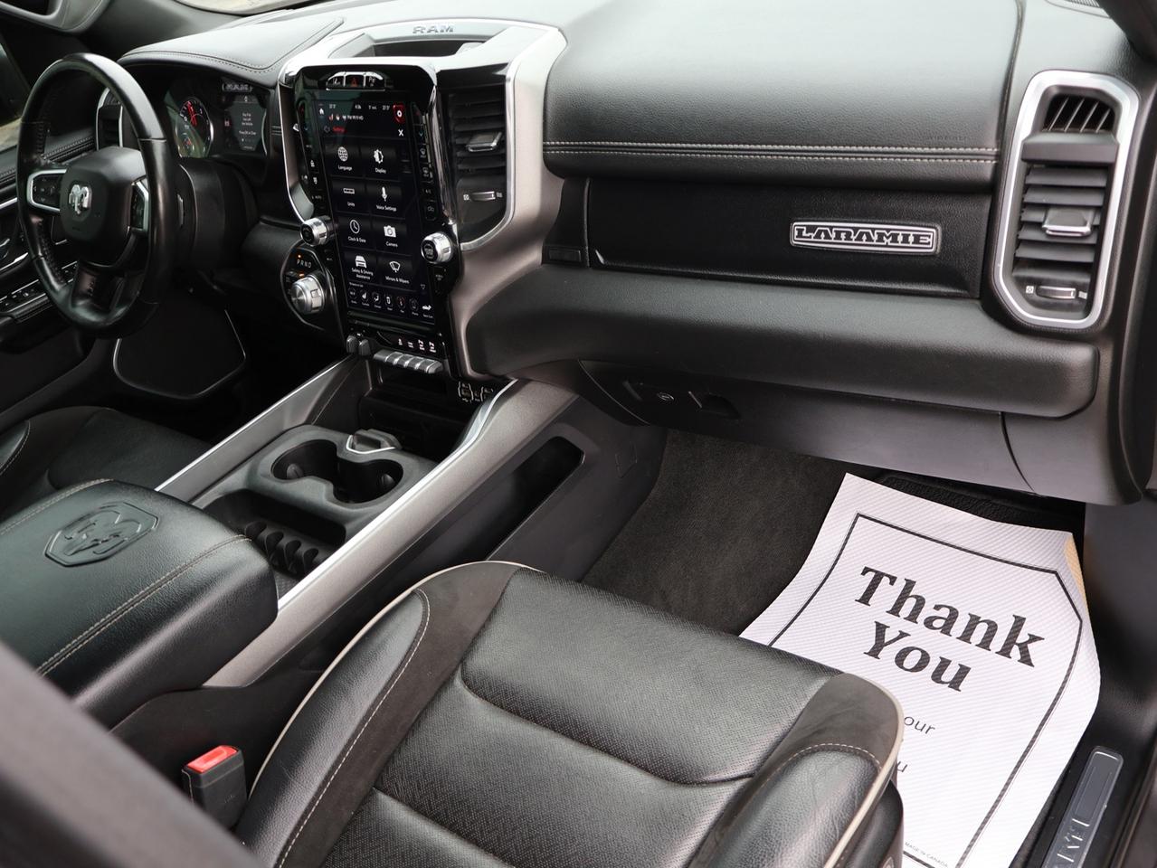 2020 RAM 1500 LARAMIE CREW DESIEL CERTIFIED 4WD *1 OWNER*ACCIDENT FREE* CAMERA NAV BLUETOOTH LEATHER HEATED SEATS CRUISE ALLOYS Photo