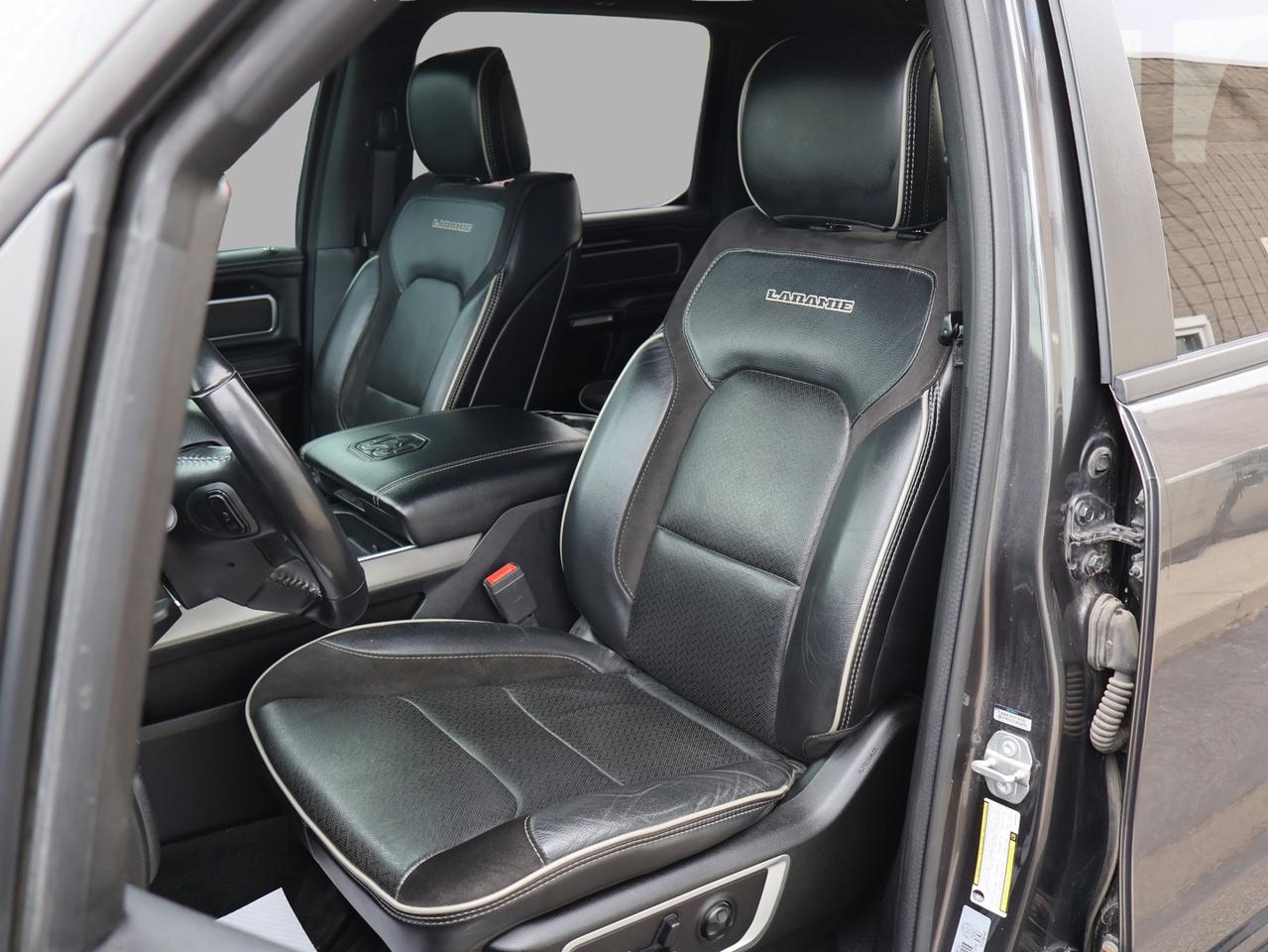 2020 RAM 1500 LARAMIE CREW DESIEL CERTIFIED 4WD *1 OWNER*ACCIDENT FREE* CAMERA NAV BLUETOOTH LEATHER HEATED SEATS CRUISE ALLOYS Photo