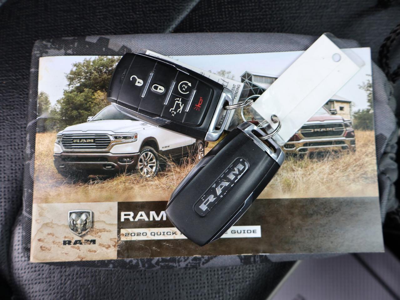 2020 RAM 1500 LARAMIE CREW DESIEL CERTIFIED 4WD *1 OWNER*ACCIDENT FREE* CAMERA NAV BLUETOOTH LEATHER HEATED SEATS CRUISE ALLOYS Photo