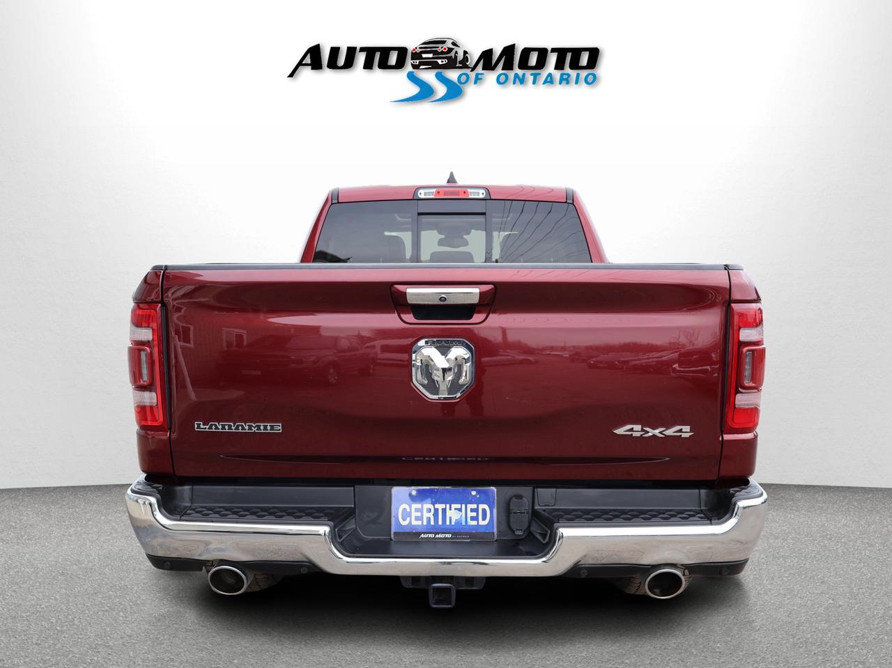 2020 RAM 1500 LARAMIE CREW DESIEL CERTIFIED 4WD *1 OWNER* CAMERA NAV BLUETOOTH LEATHER HEATED SEATS PANO ROOF CRUISE ALLOY S Photo