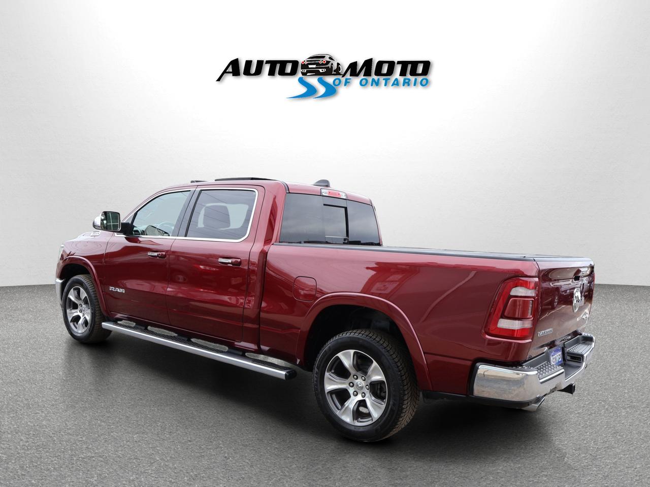 2020 RAM 1500 LARAMIE CREW DESIEL CERTIFIED 4WD *1 OWNER* CAMERA NAV BLUETOOTH LEATHER HEATED SEATS PANO ROOF CRUISE ALLOY S Photo3