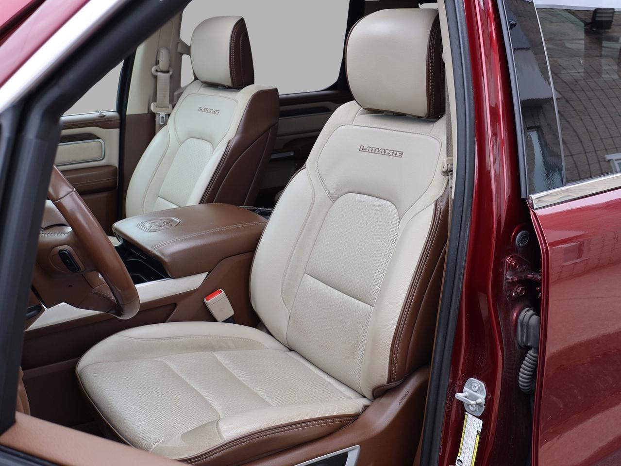 2020 RAM 1500 LARAMIE CREW DESIEL CERTIFIED 4WD *1 OWNER* CAMERA NAV BLUETOOTH LEATHER HEATED SEATS PANO ROOF CRUISE ALLOY S Photo