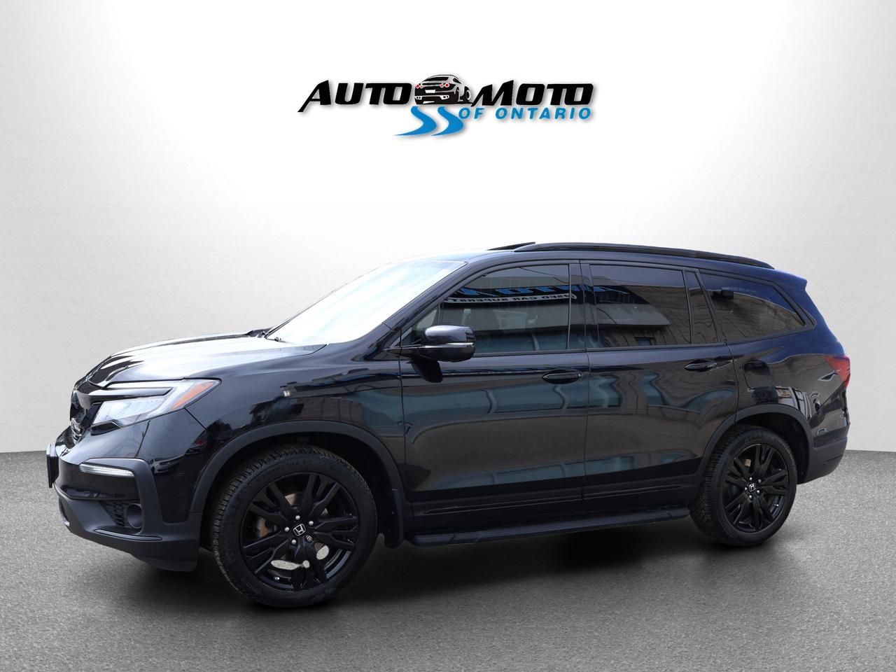 2019 Honda Pilot BLACK EDITION 4WD *37 HONDA SERVICE*2nd WINTER* CAMERA NAV BLUETOOTH LEATHER HEATED SEATS PANO ROOF CRUISE ALLOYS Photo2